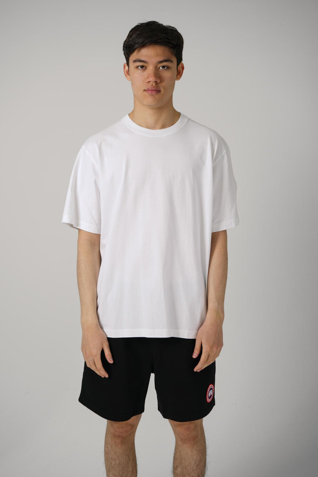 Canada Goose Novo T-Shirt With Tonal Disc White