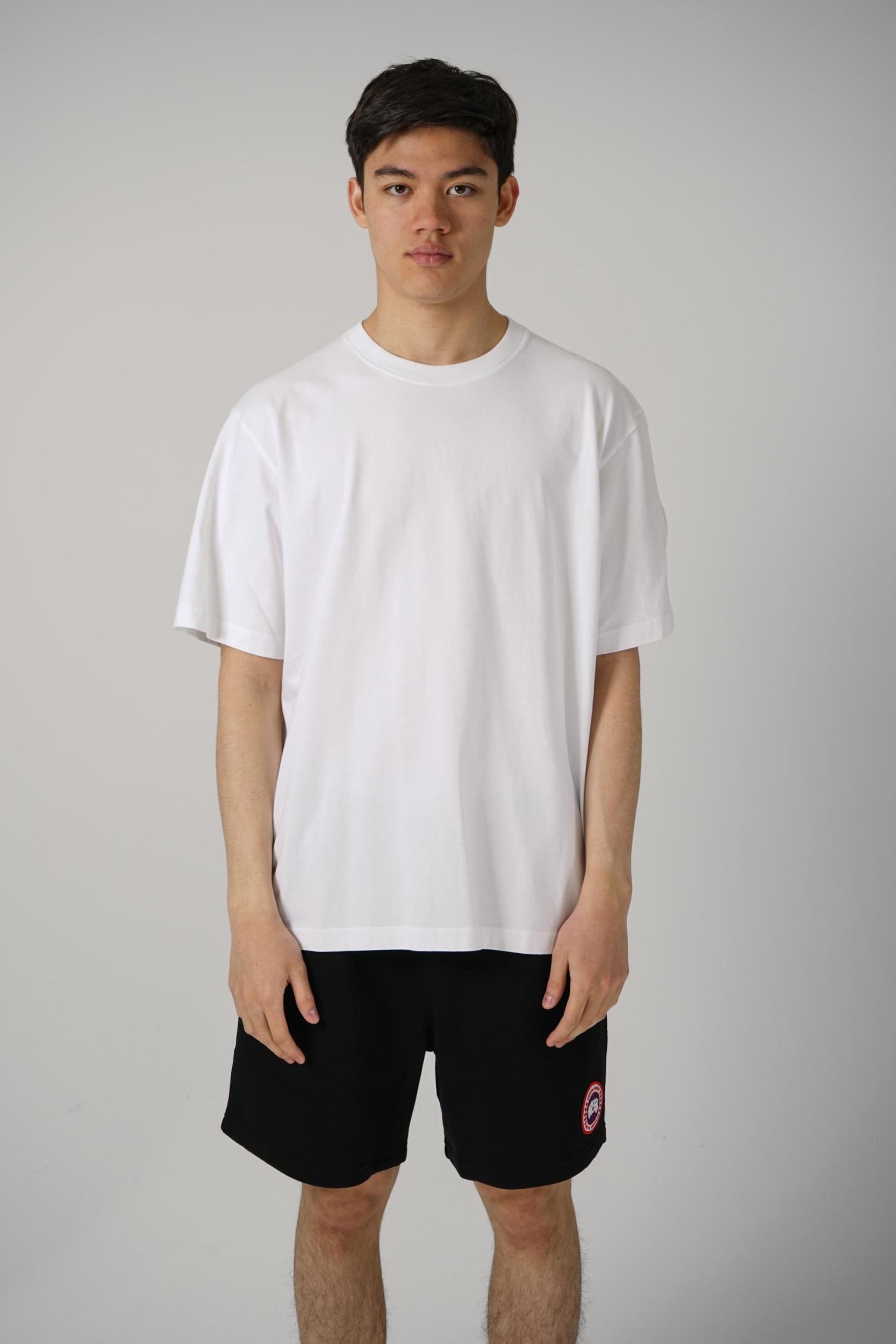 Canada Goose Novo T-Shirt With Tonal Disc White