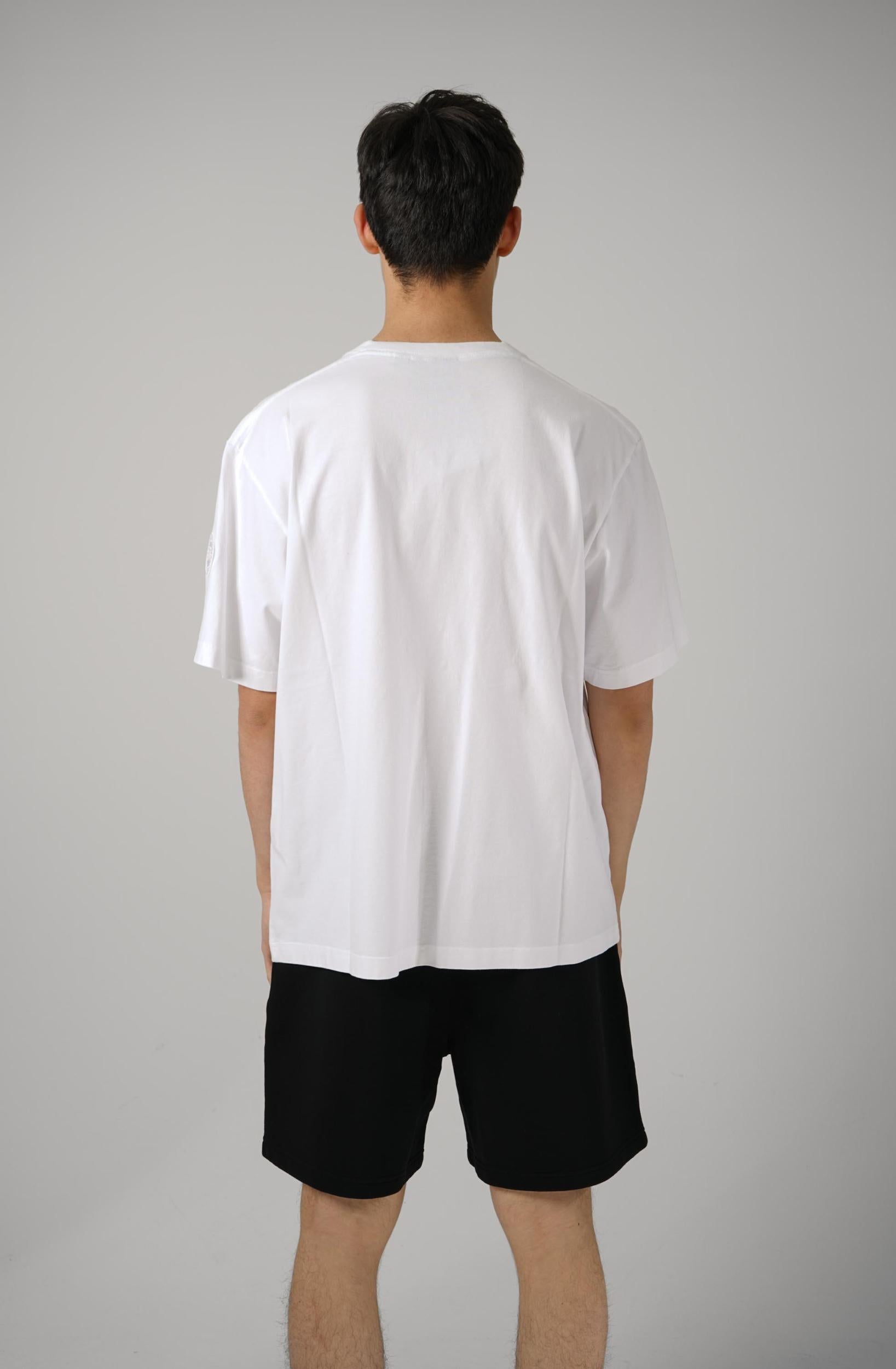 Canada Goose Novo T-Shirt With Tonal Disc White