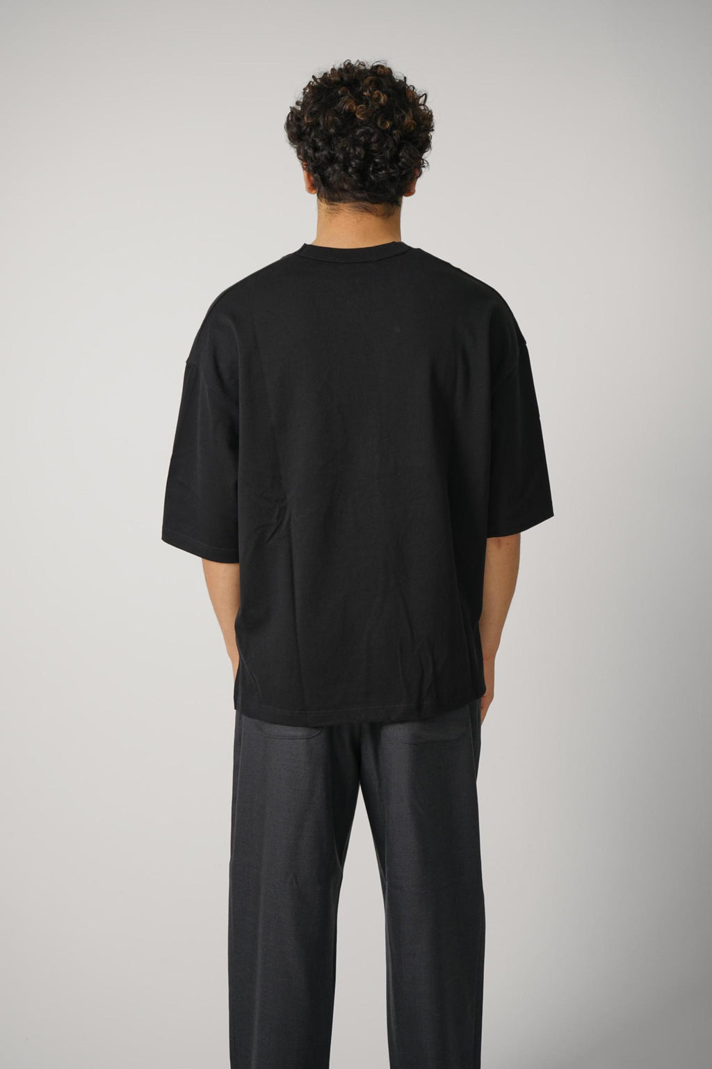 Comme Des Garçon Homme Heavy Cotton Shirt Black