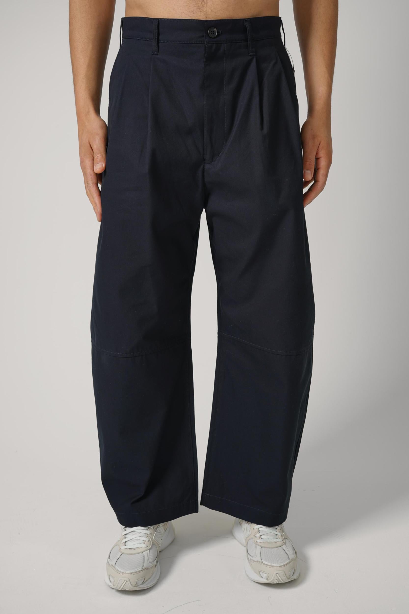 Comme Des Garçon Homme Wide Leg Trouser Navy