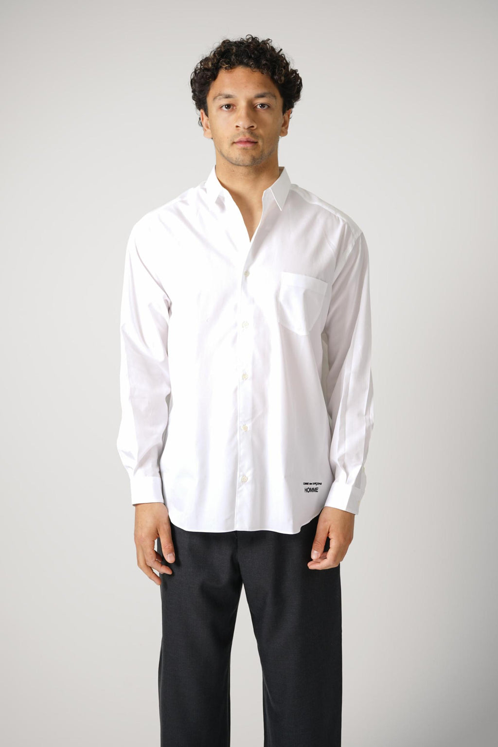 Comme Des Garçon Pocket Shirt White