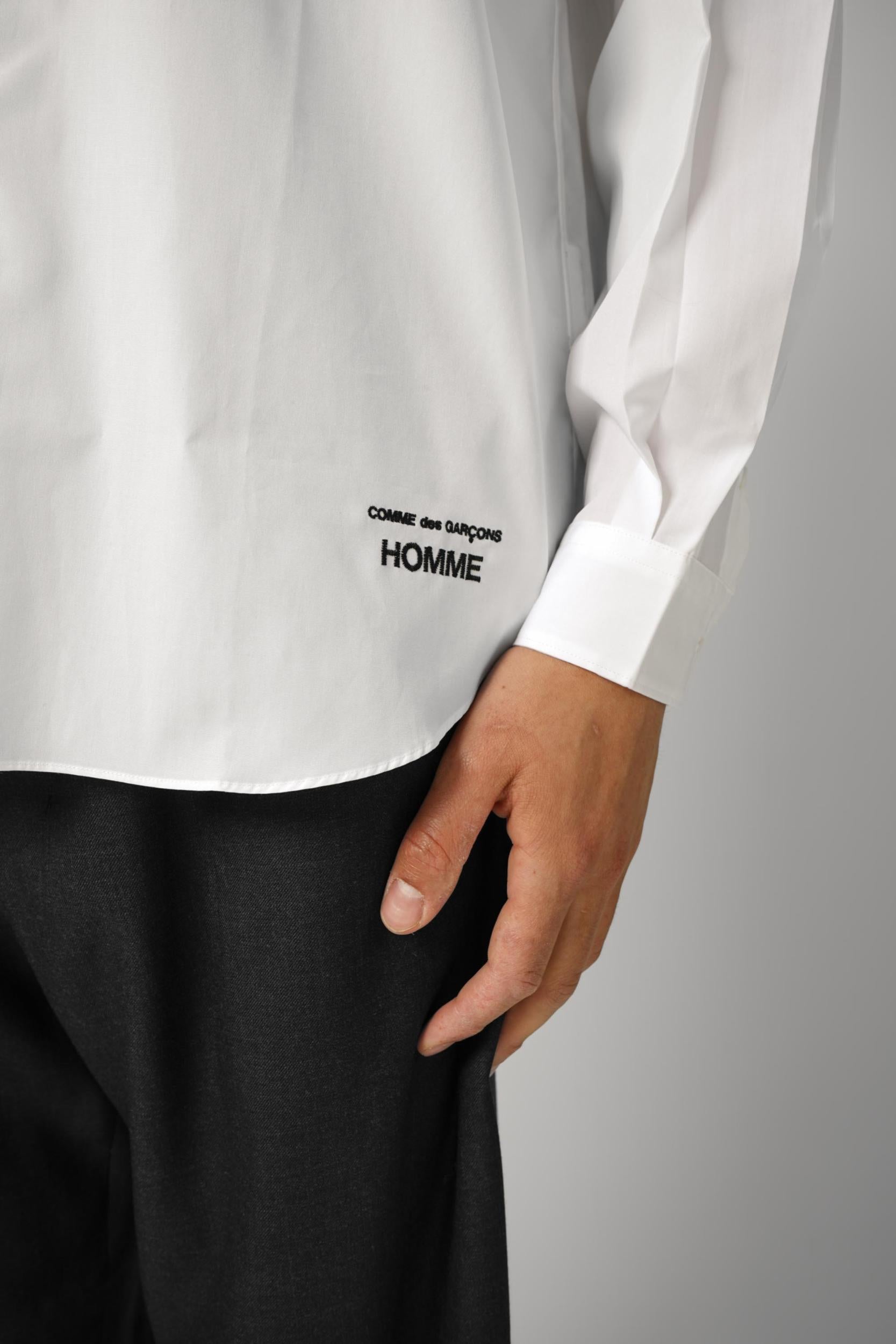 Comme Des Garçon Pocket Shirt White