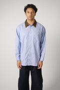 Comme Des Garçons Homme Checkered Shirt Blue