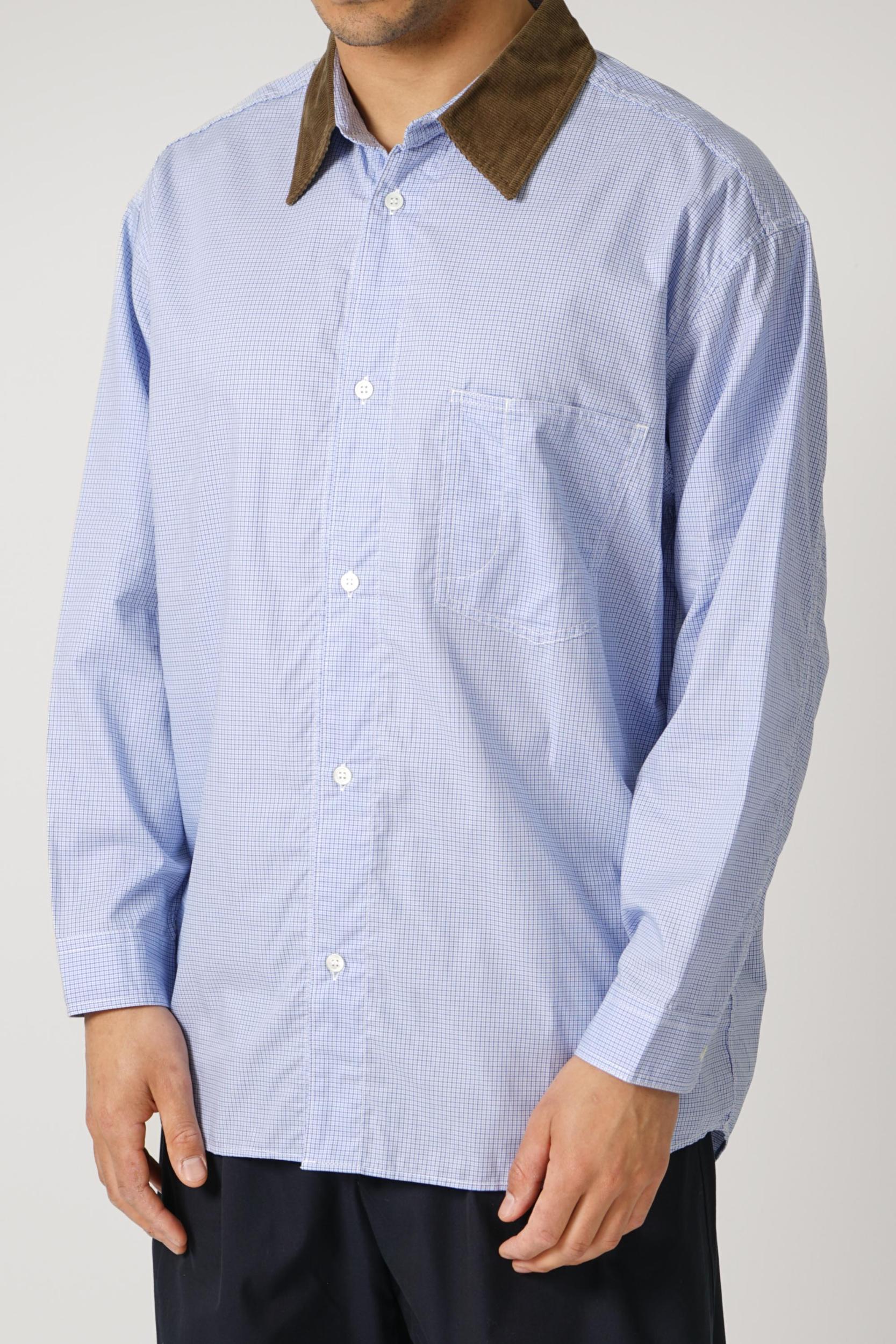 Comme Des Garçons Homme Checkered Shirt Blue