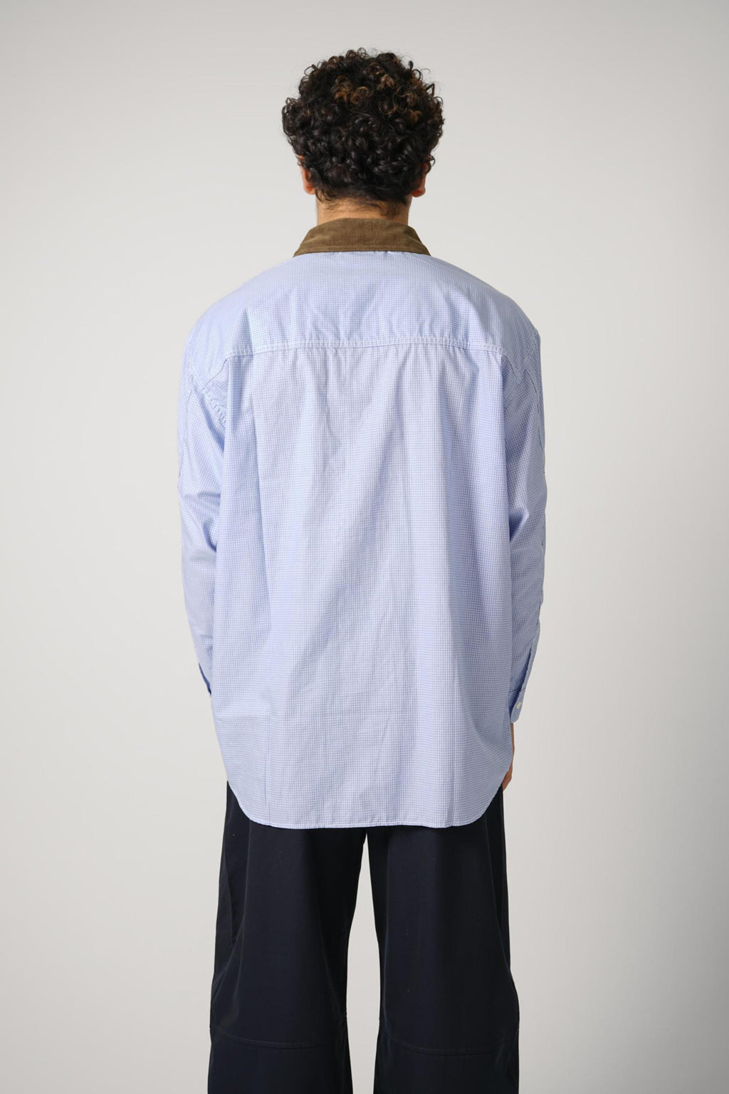 Comme Des Garçons Homme Checkered Shirt Blue