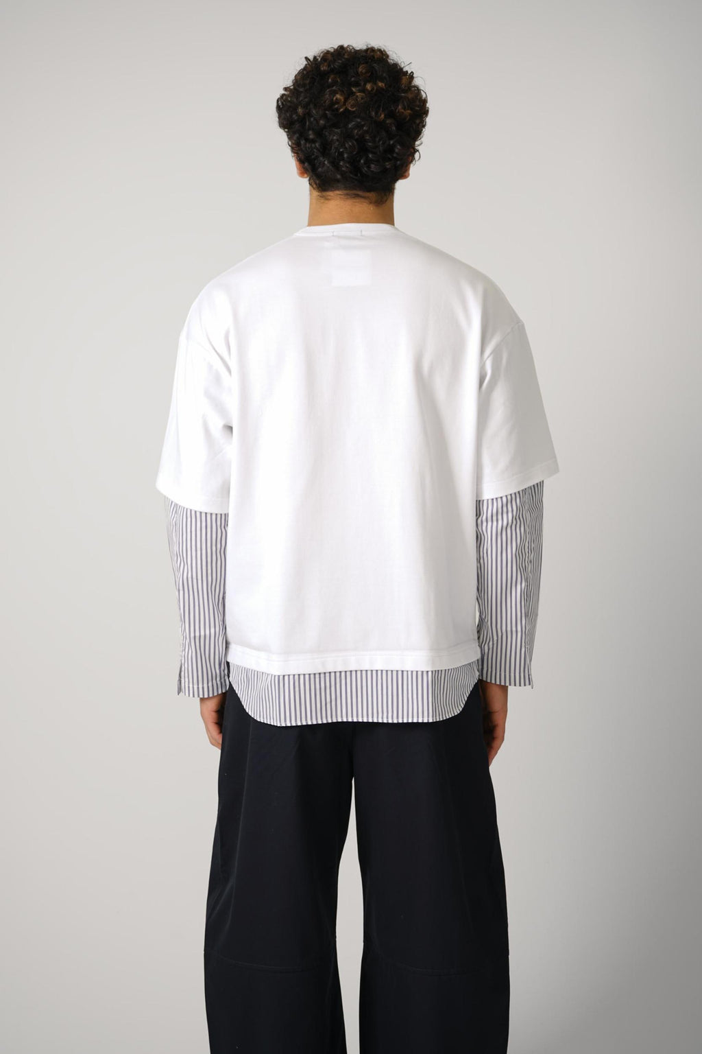 Comme Des Garçons Homme Layered Shirt White