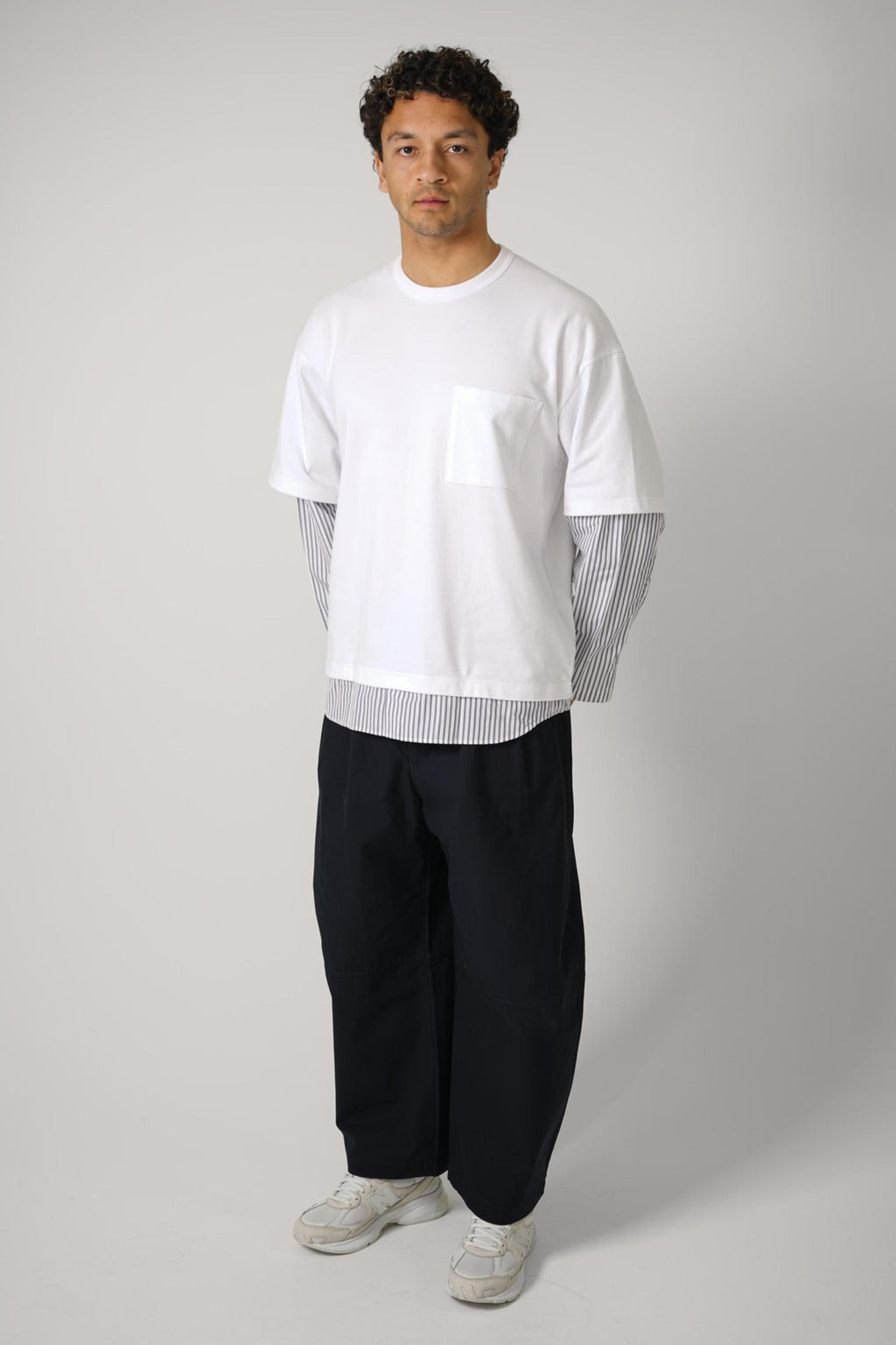Comme Des Garçons Homme Layered Shirt White
