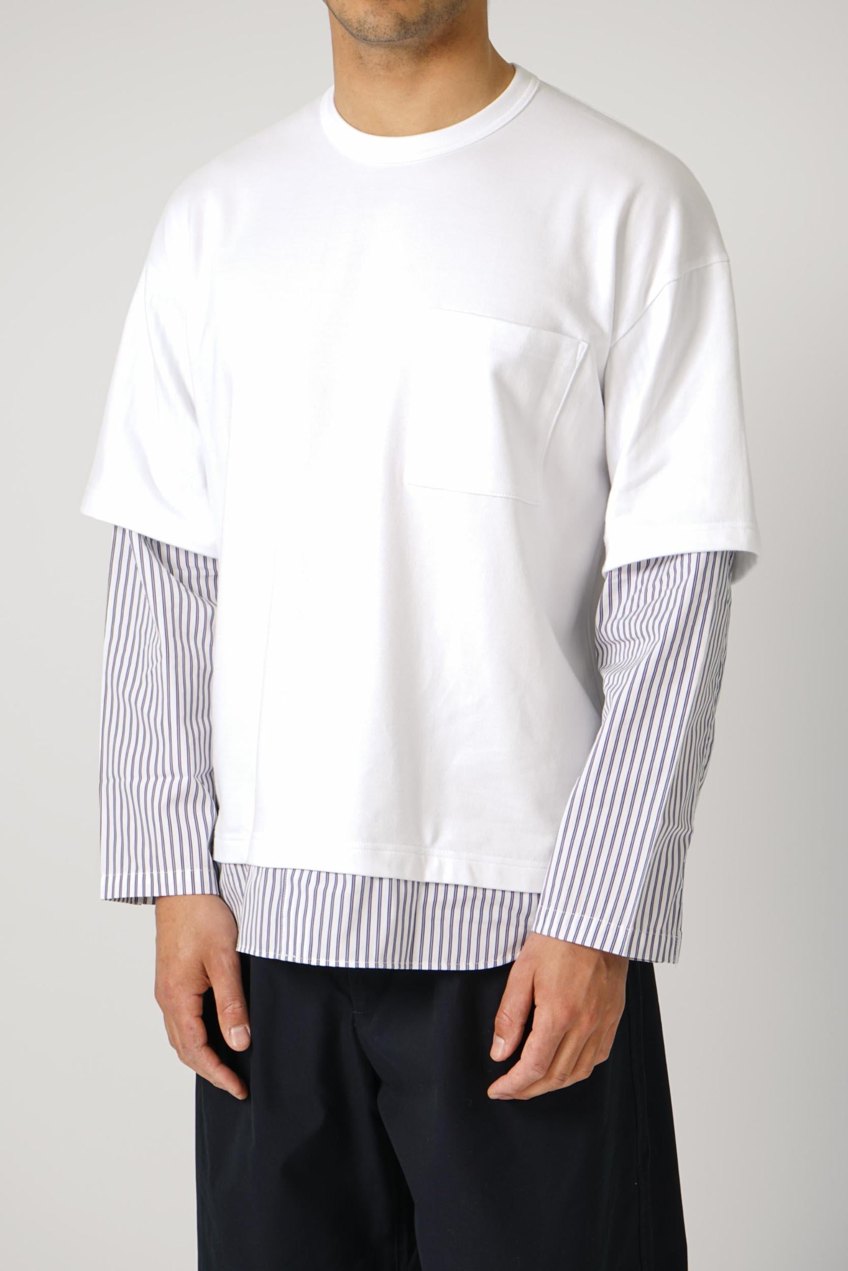Comme Des Garçons Homme Layered Shirt White