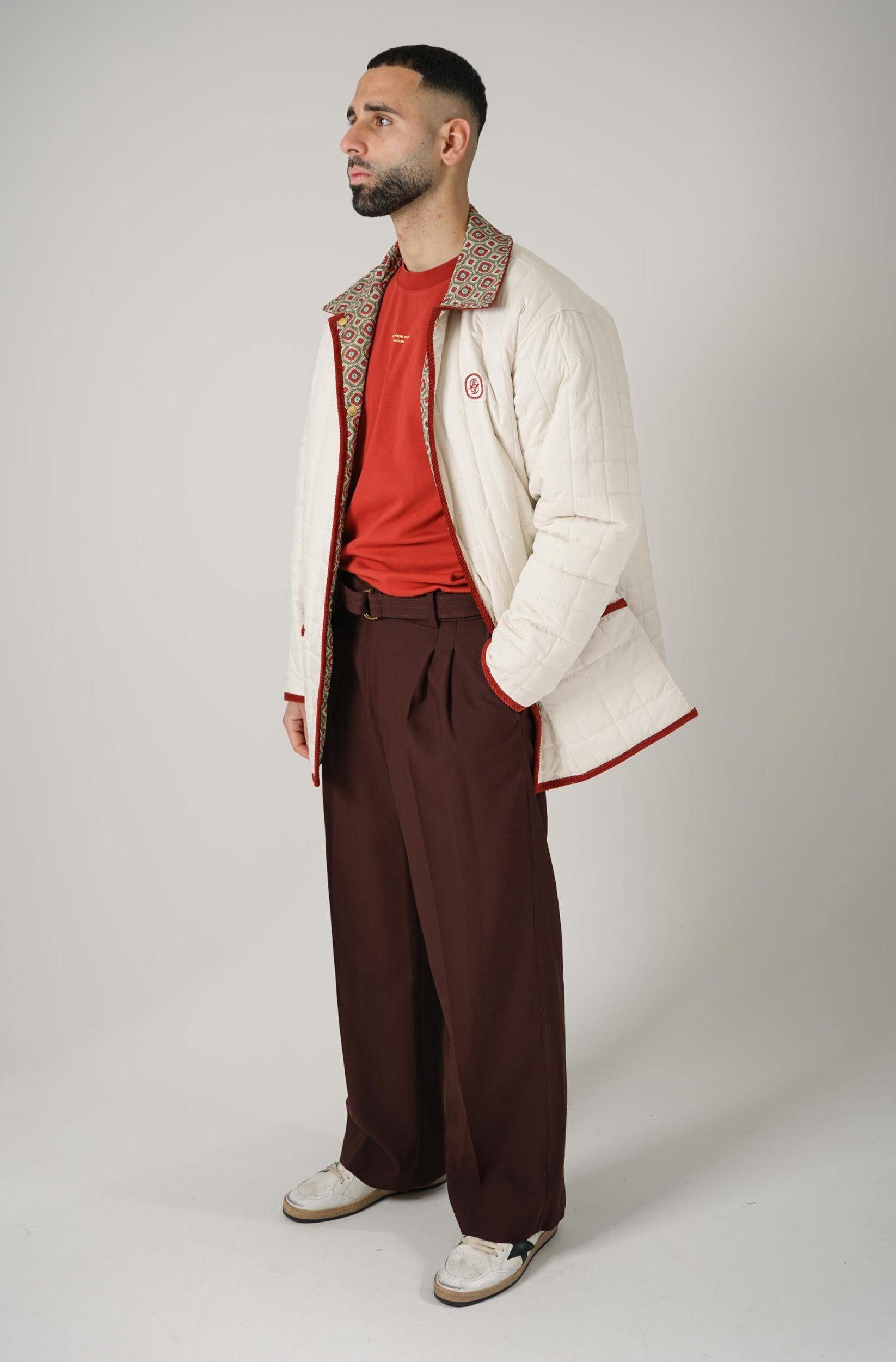 Drôle De Mondieur Reversible Jacket Off White