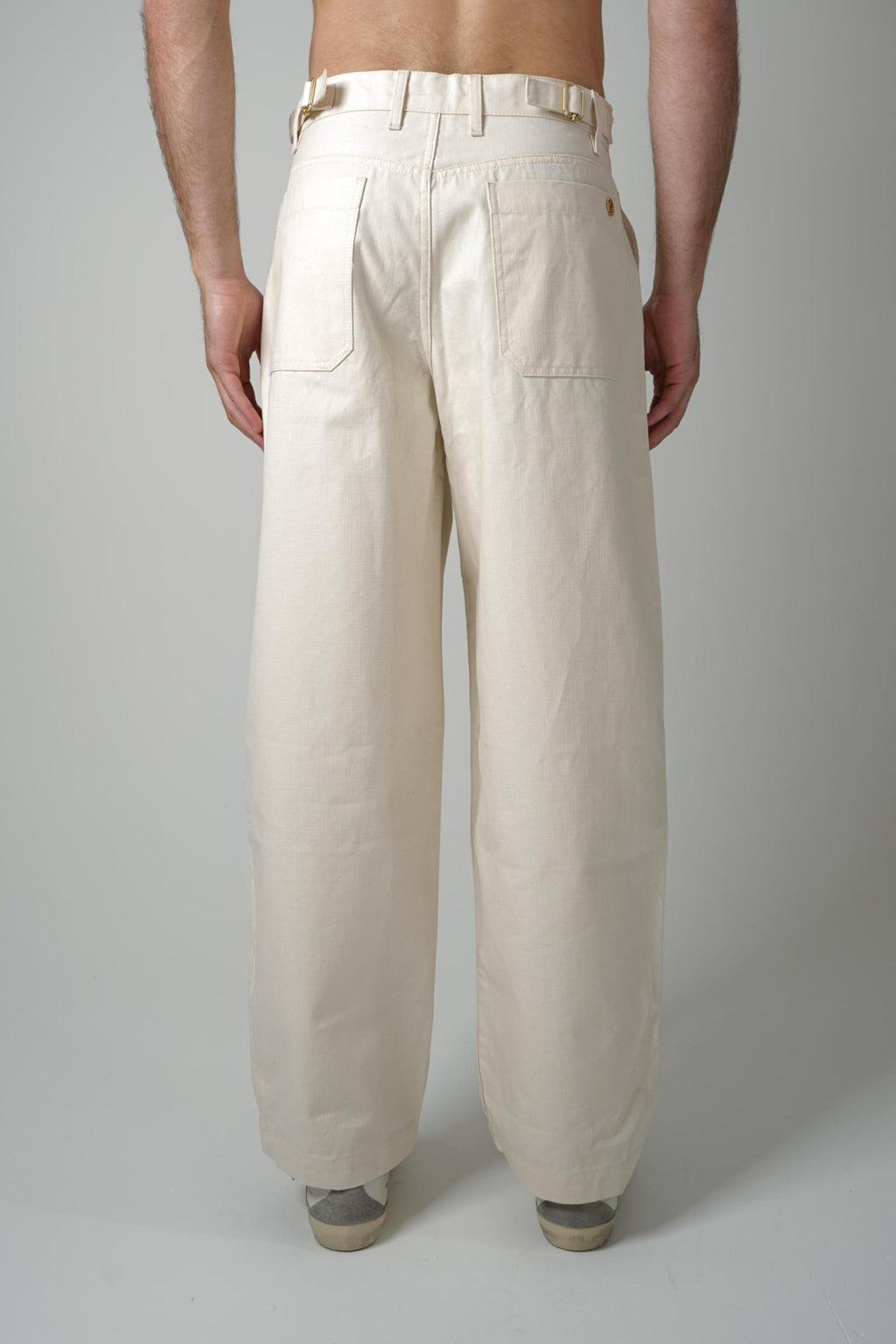 Drôle De Monsieur Balloon Pantalon Ecru