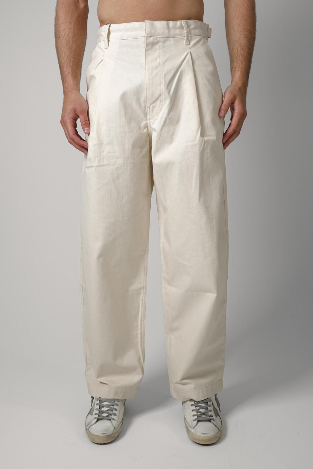 Drôle De Monsieur Balloon Pantalon Ecru