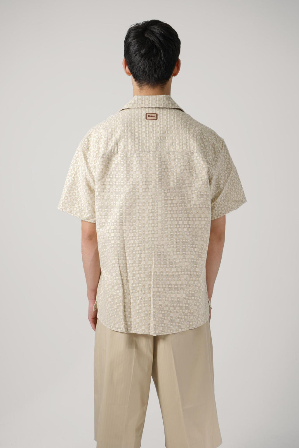 Drôle De Monsieur Chemise Graphique Dark Sand