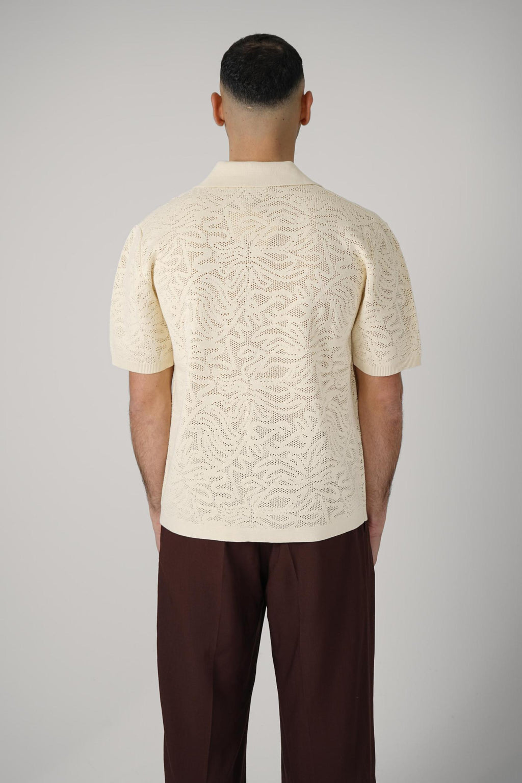 Drôle De Monsieur Chemise Maille Off White