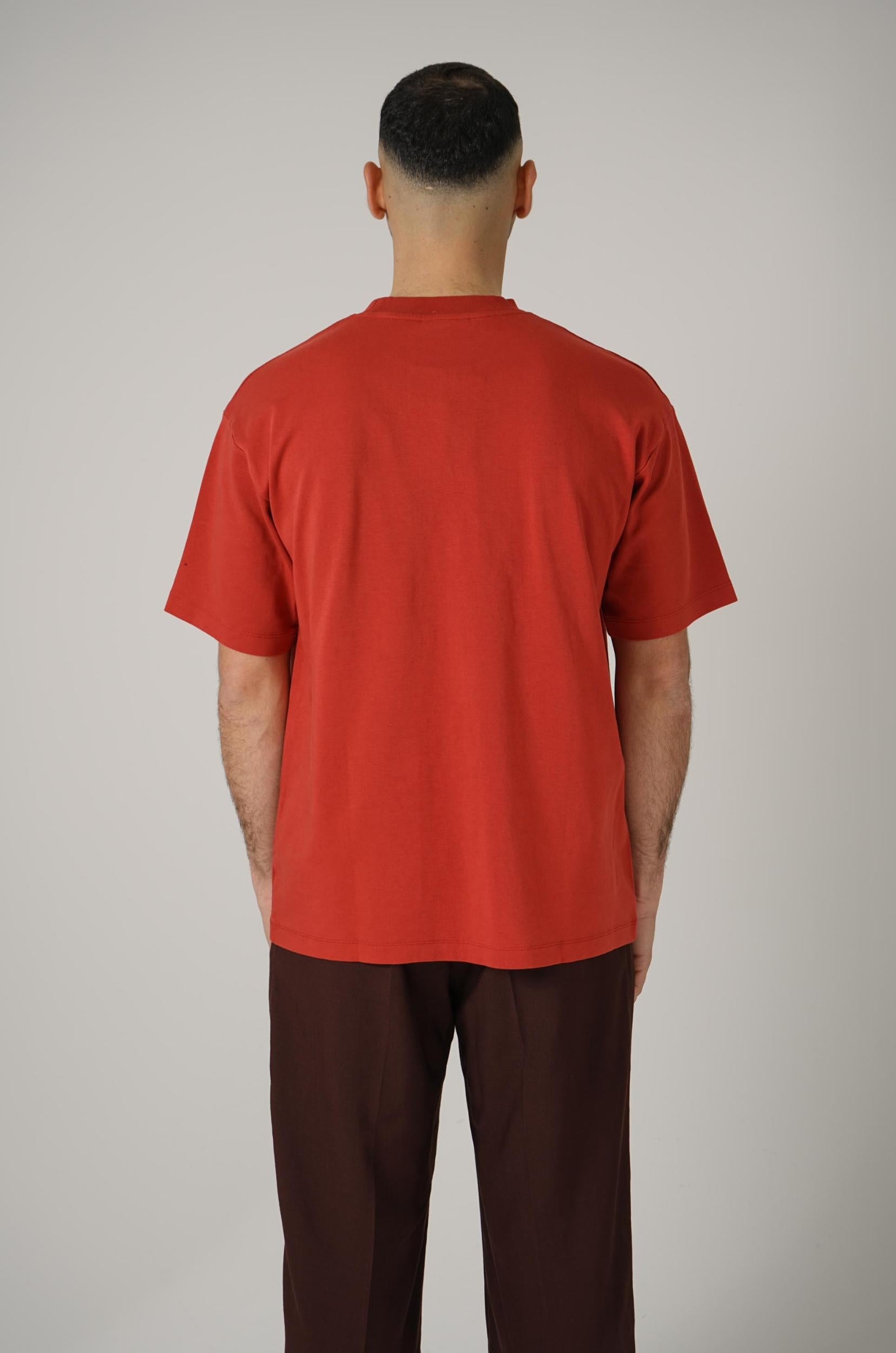 Drôle De Monsieur Le T-Shirt Slogan Classique Red