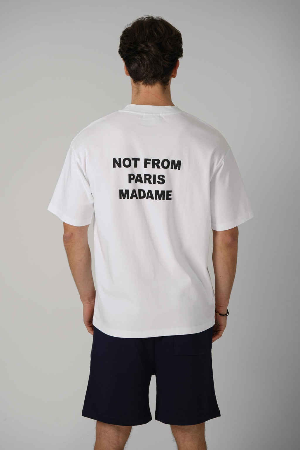 Drôle De Monsieur Le T-Shirt Slogan White