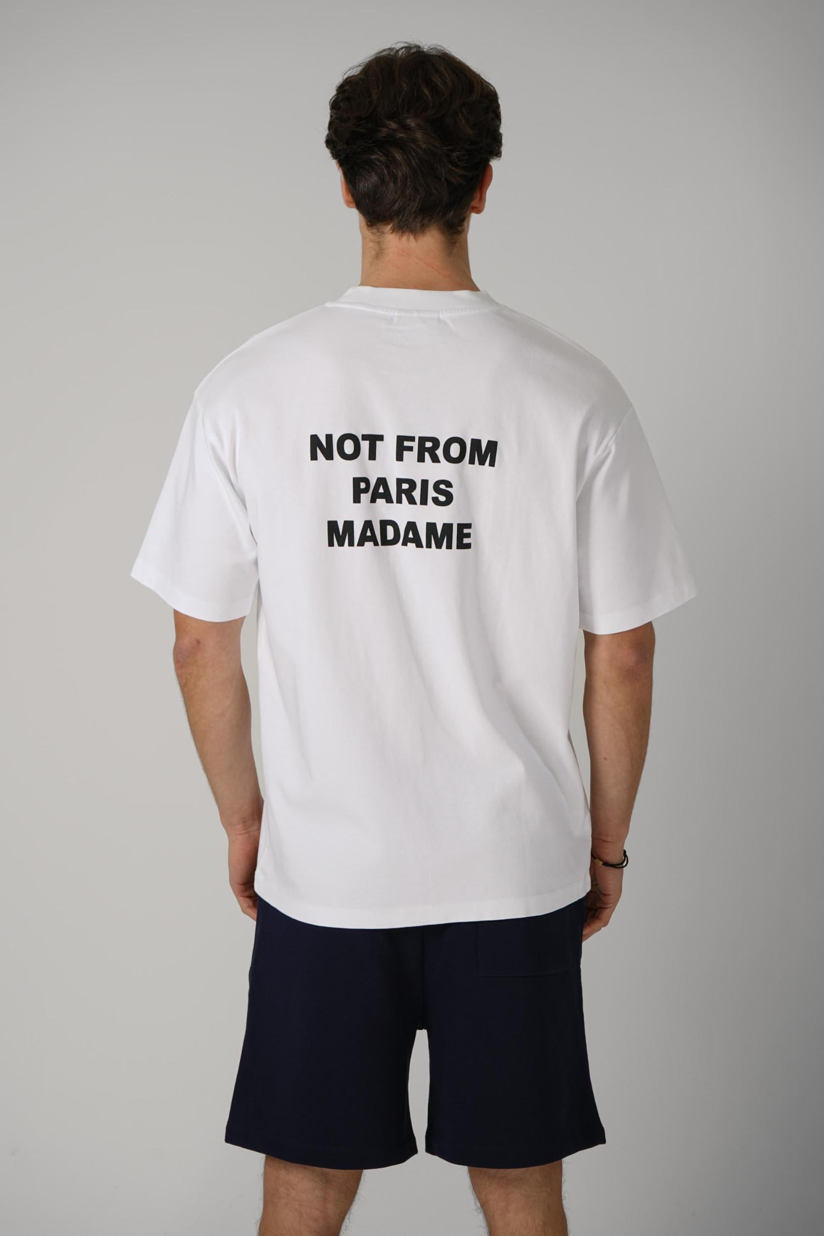 Drôle De Monsieur Le T-Shirt Slogan White
