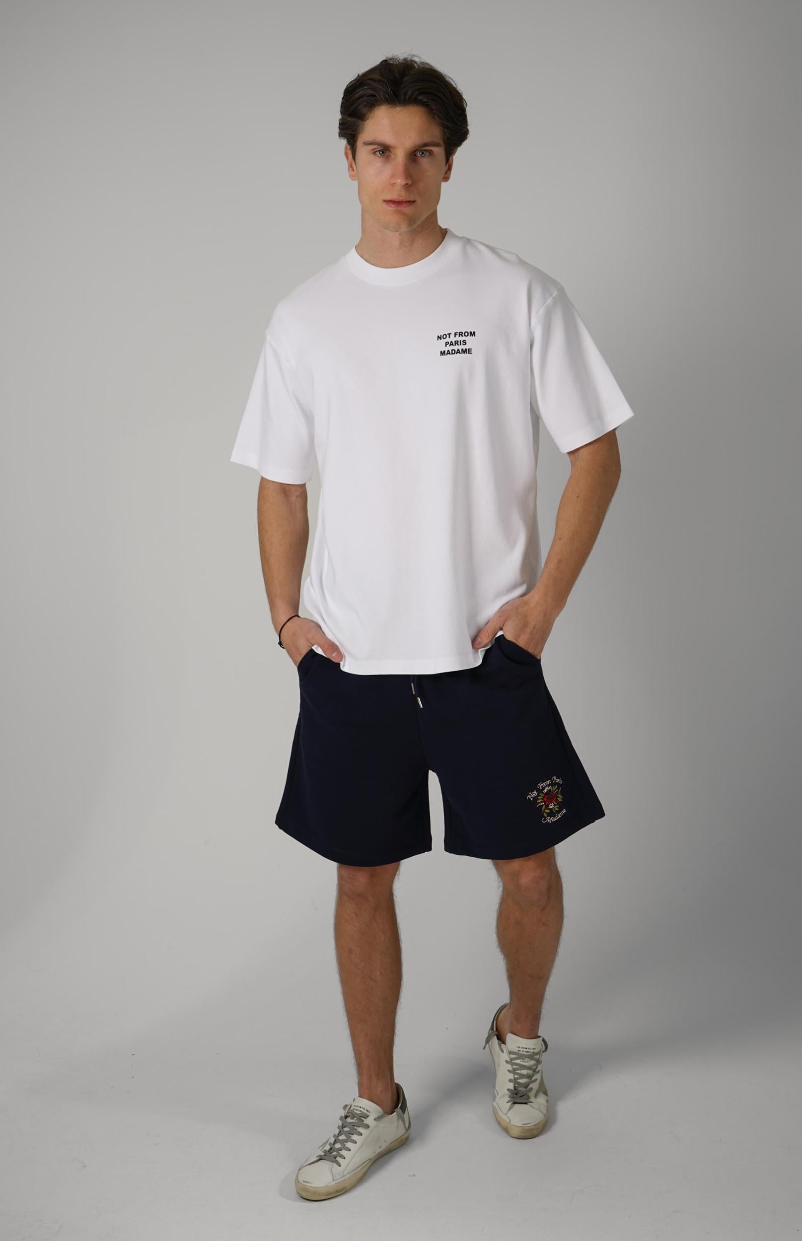 Drôle De Monsieur Le T-Shirt Slogan White