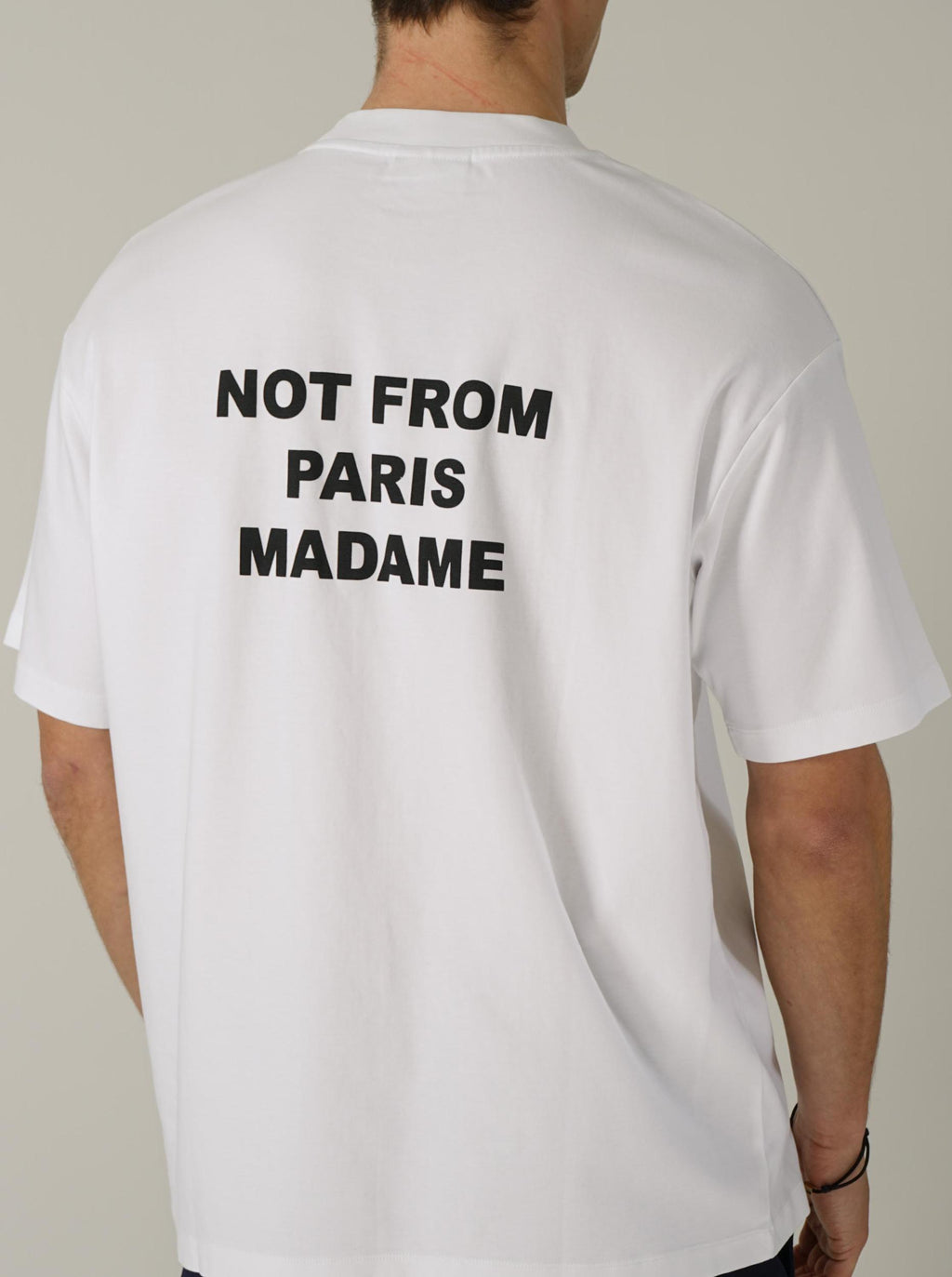 Drôle De Monsieur Le T-Shirt Slogan White