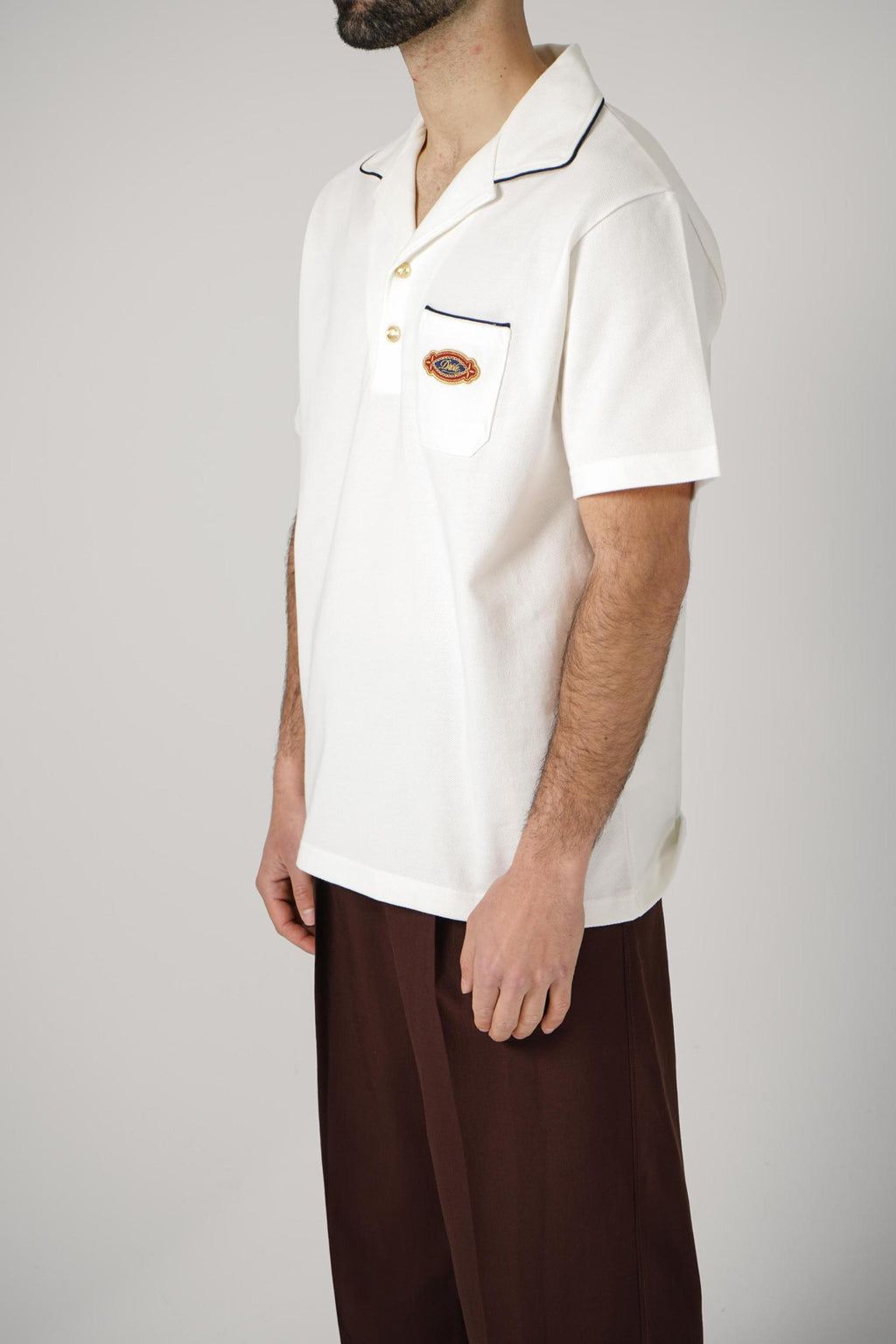 Drôle De Monsieur Polo Drôle Patch Off White