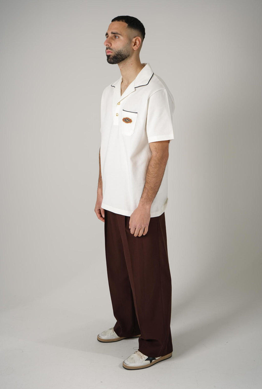 Drôle De Monsieur Polo Drôle Patch Off White