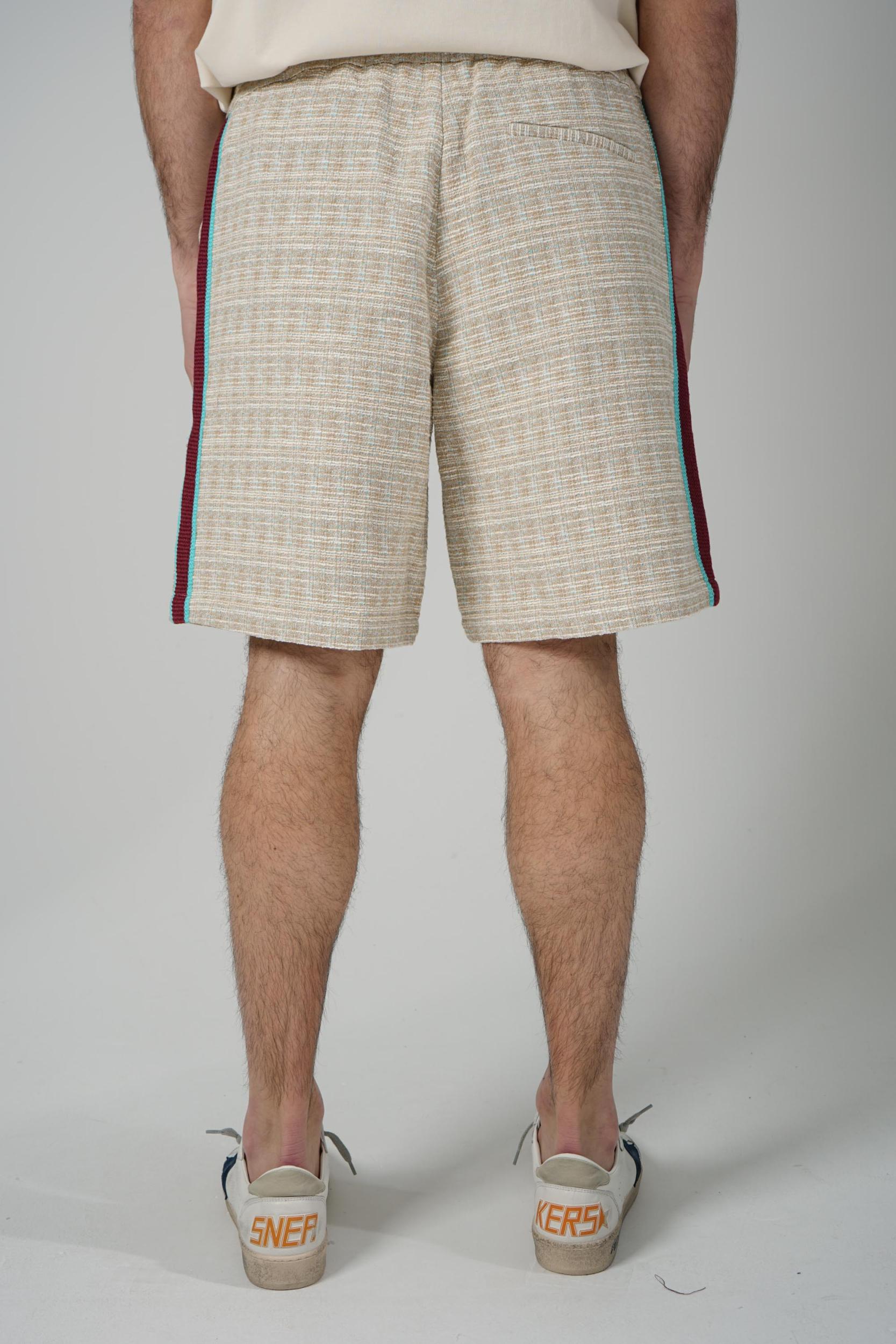 Drôle De Monsieur Short Tweed D Miroir Dark Sand