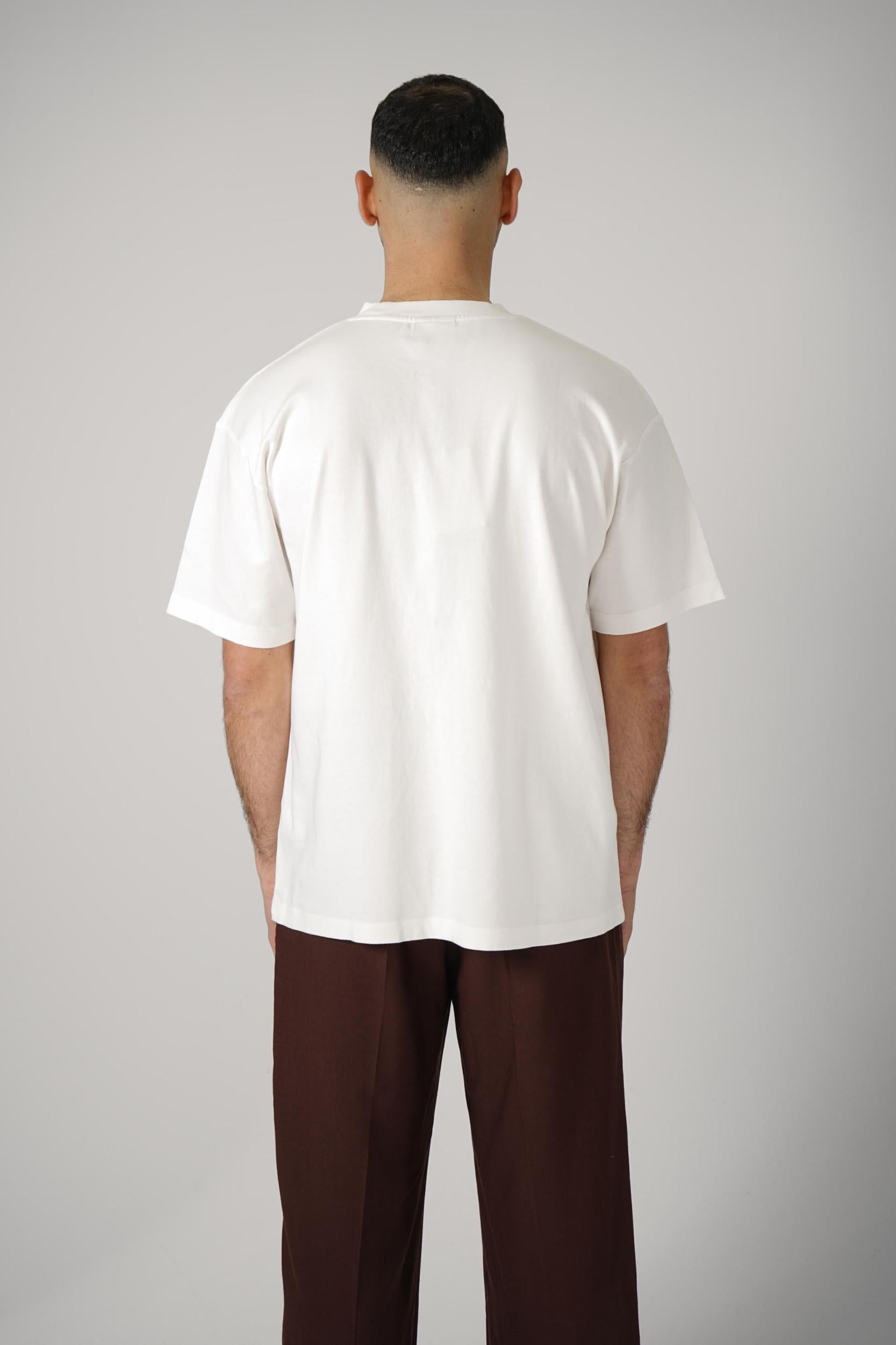Drôle De Monsieur T-Shirt Drôle Cafe Off White