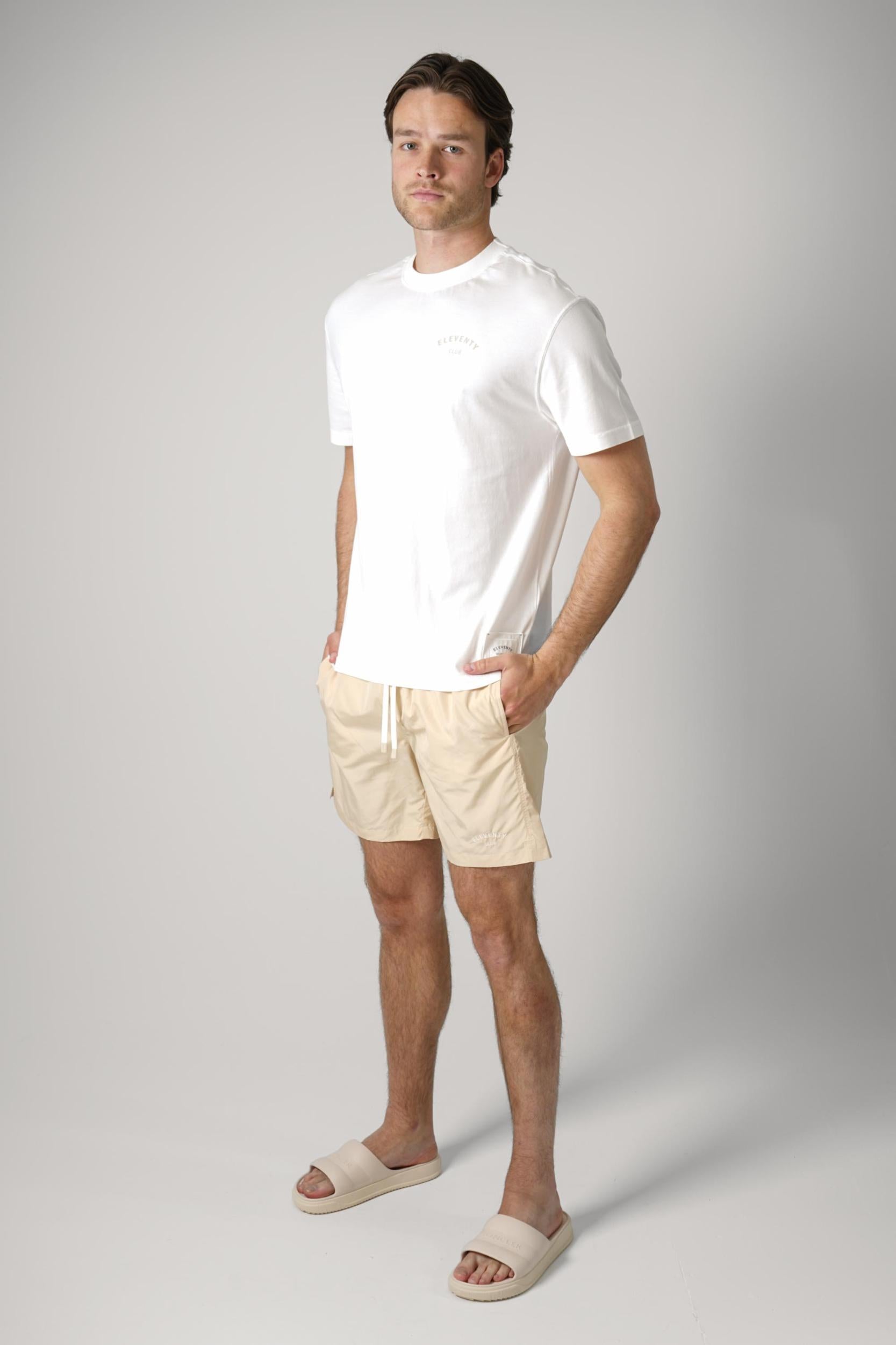 Eleventy Basic Logo T-Shirt White