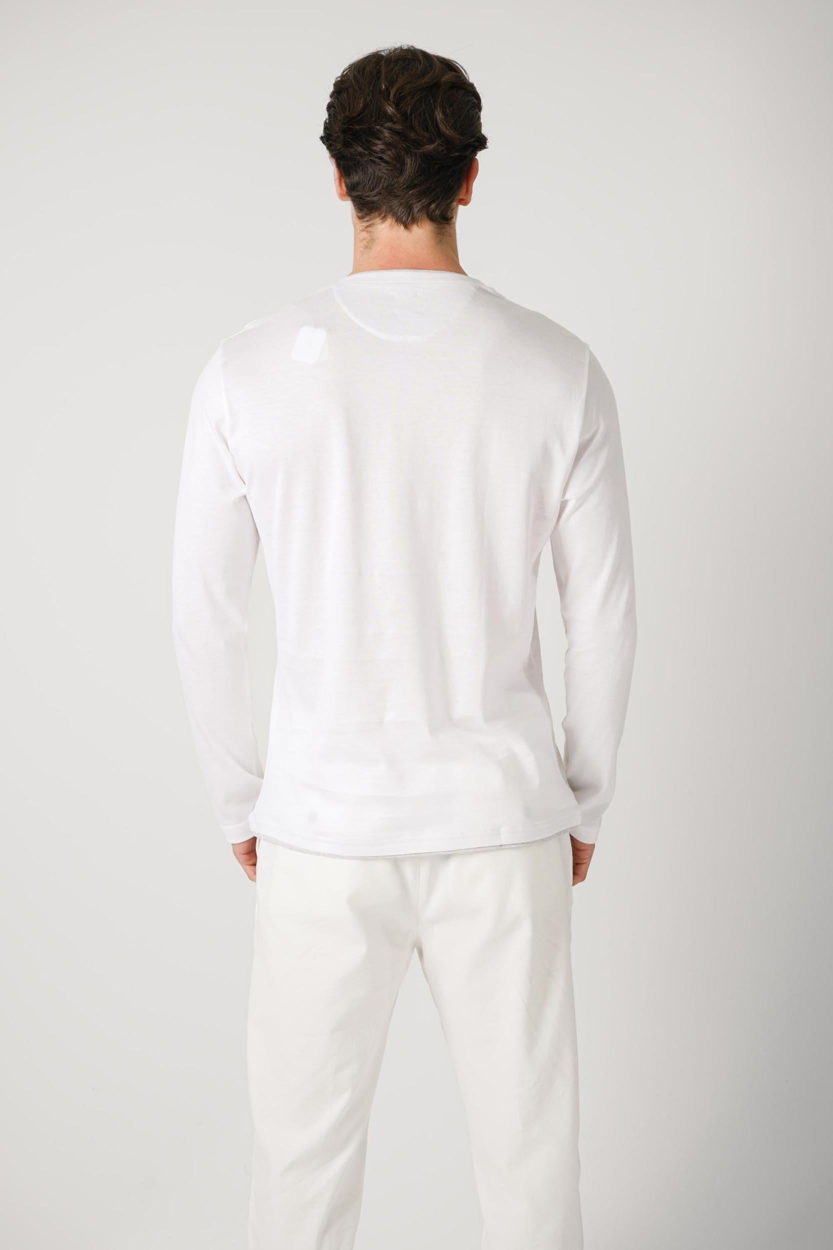 Eleventy Cotton Longsleeve White