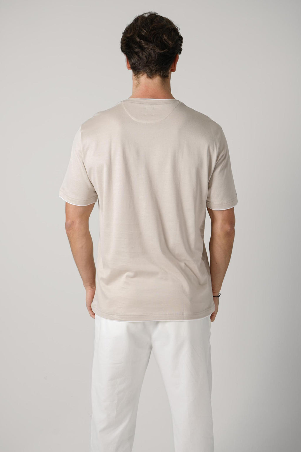Eleventy Cotton T-Shirt Beige