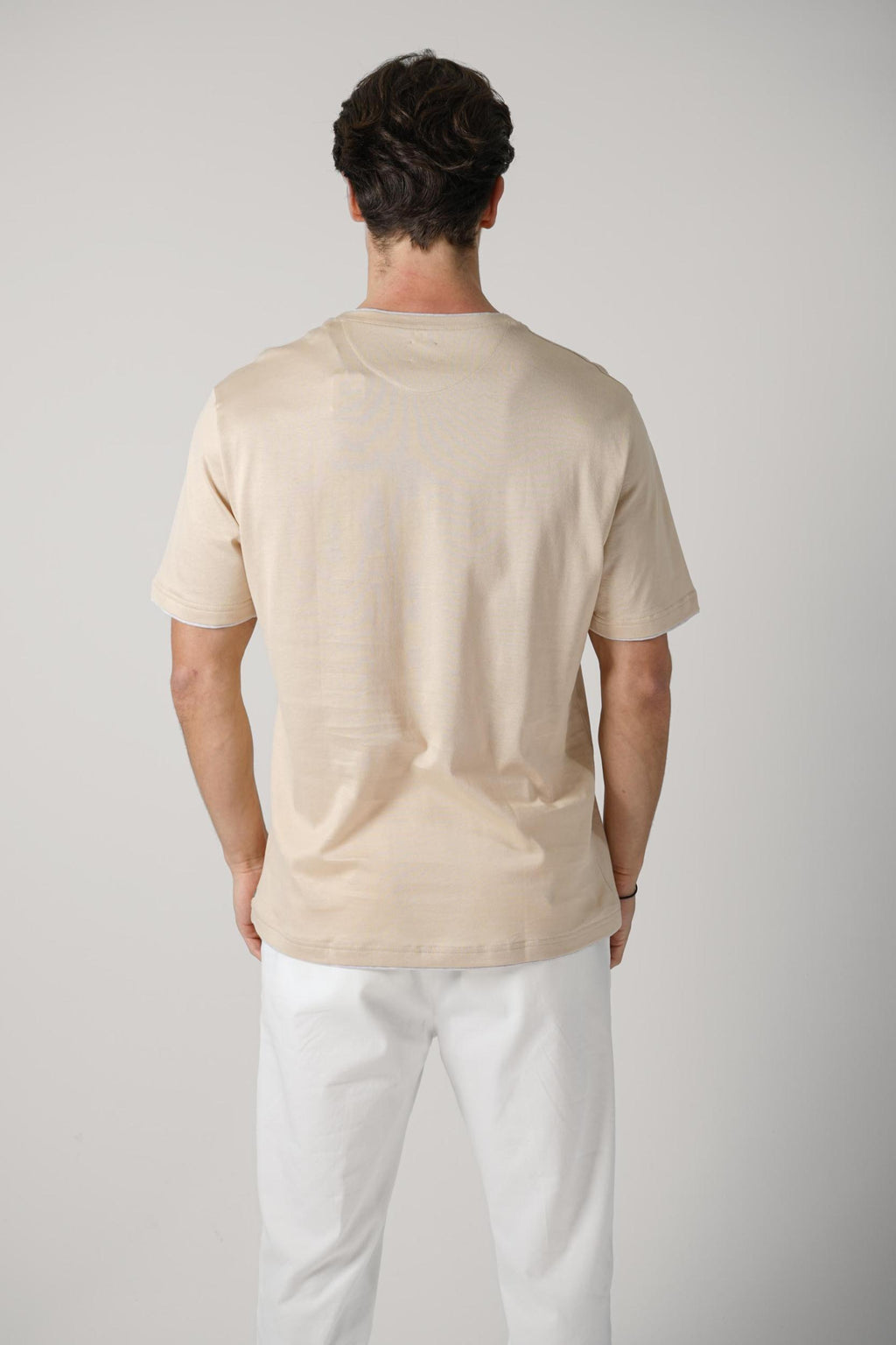 Eleventy Cotton T-Shirt Sand