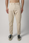 Eleventy Denim Trousers Beige/Sand