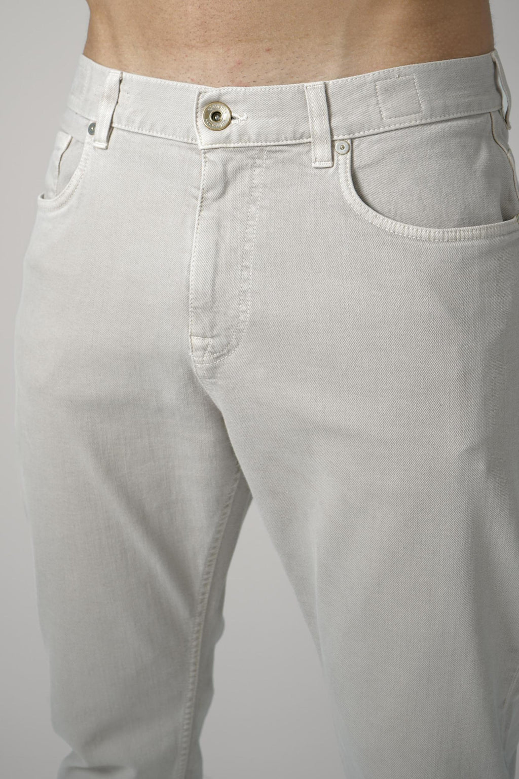 Eleventy Denim Trousers Grey