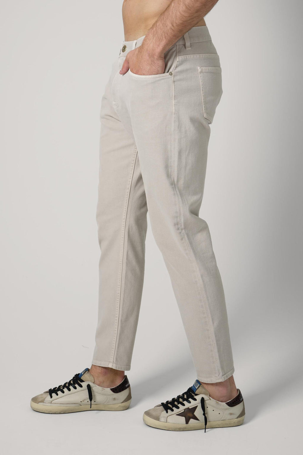Eleventy Denim Trousers Grey