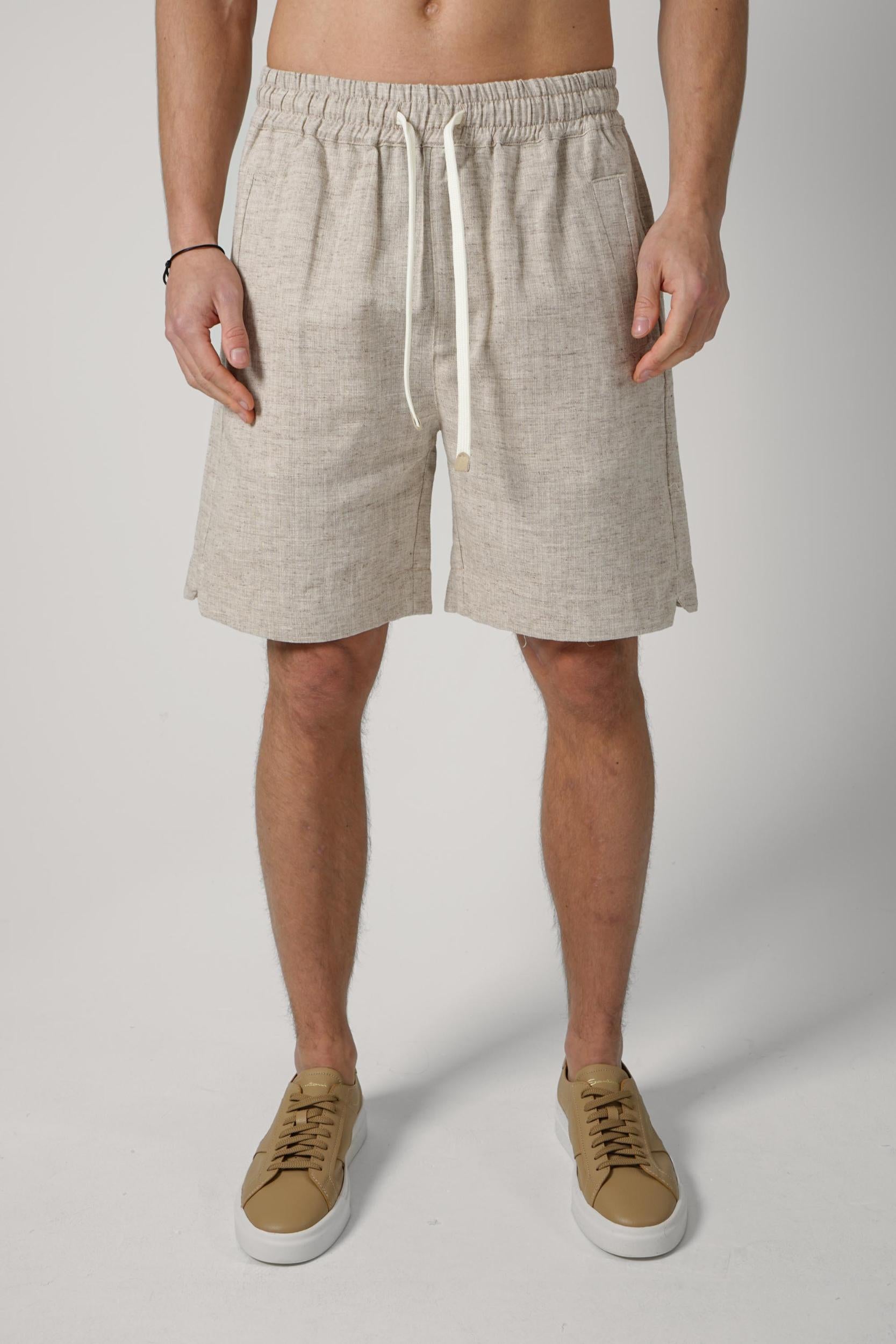 Eleventy Linen Short Beige