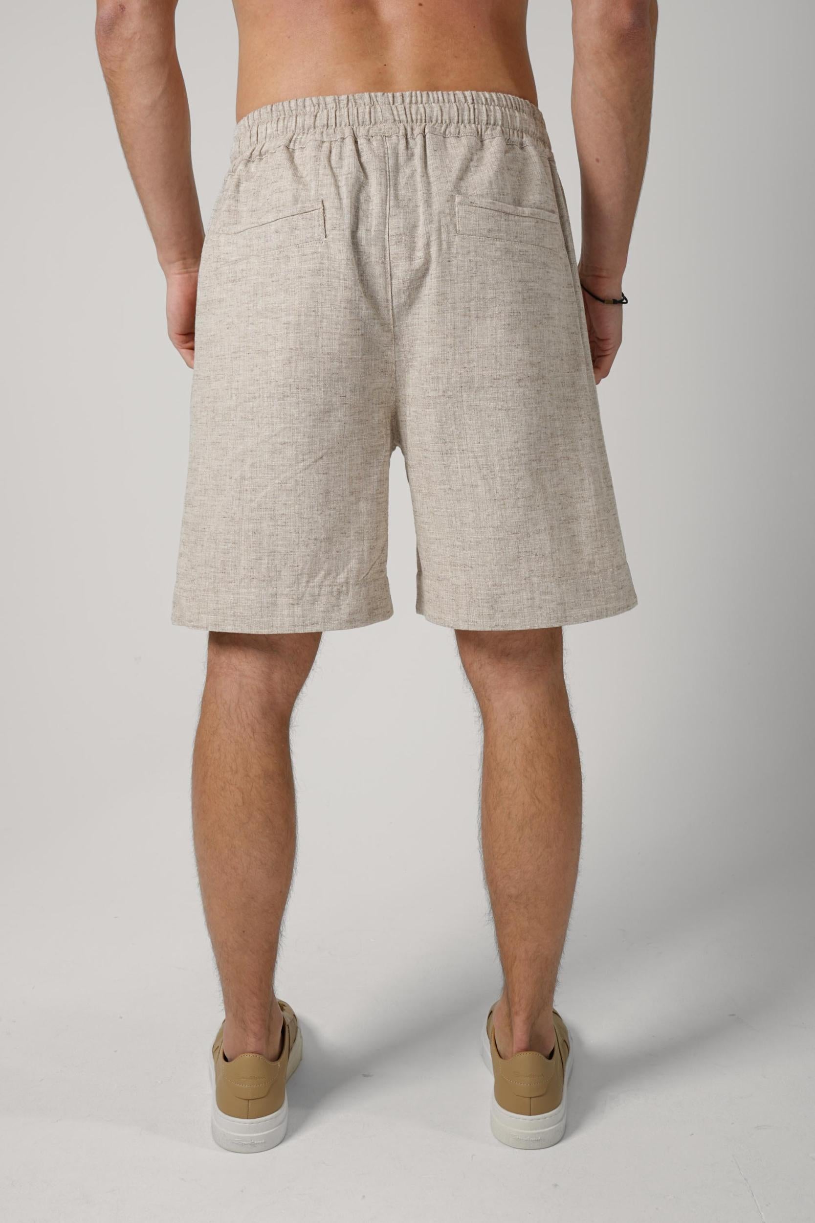 Eleventy Linen Short Beige