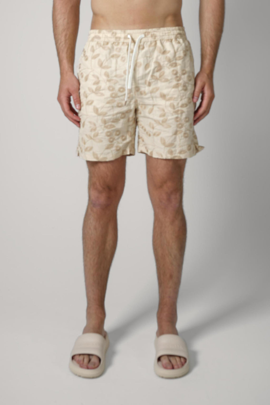 Eleventy Lino Swimshort Beige