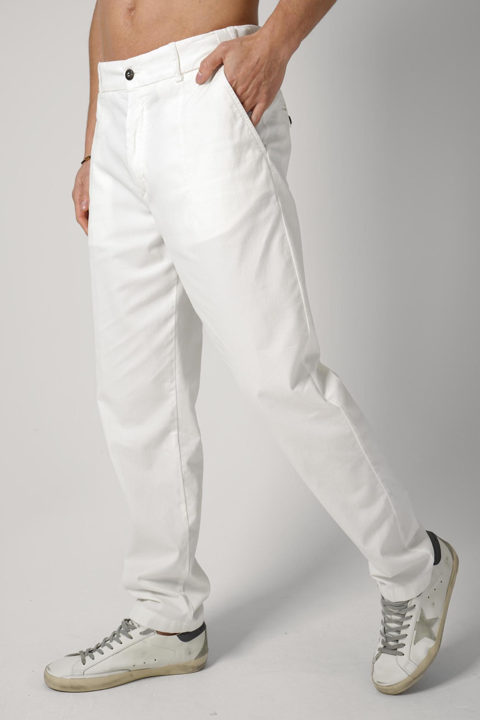 Eleventy Pantalone Cotone Off White