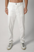 Eleventy Pantalone Cotone Off White