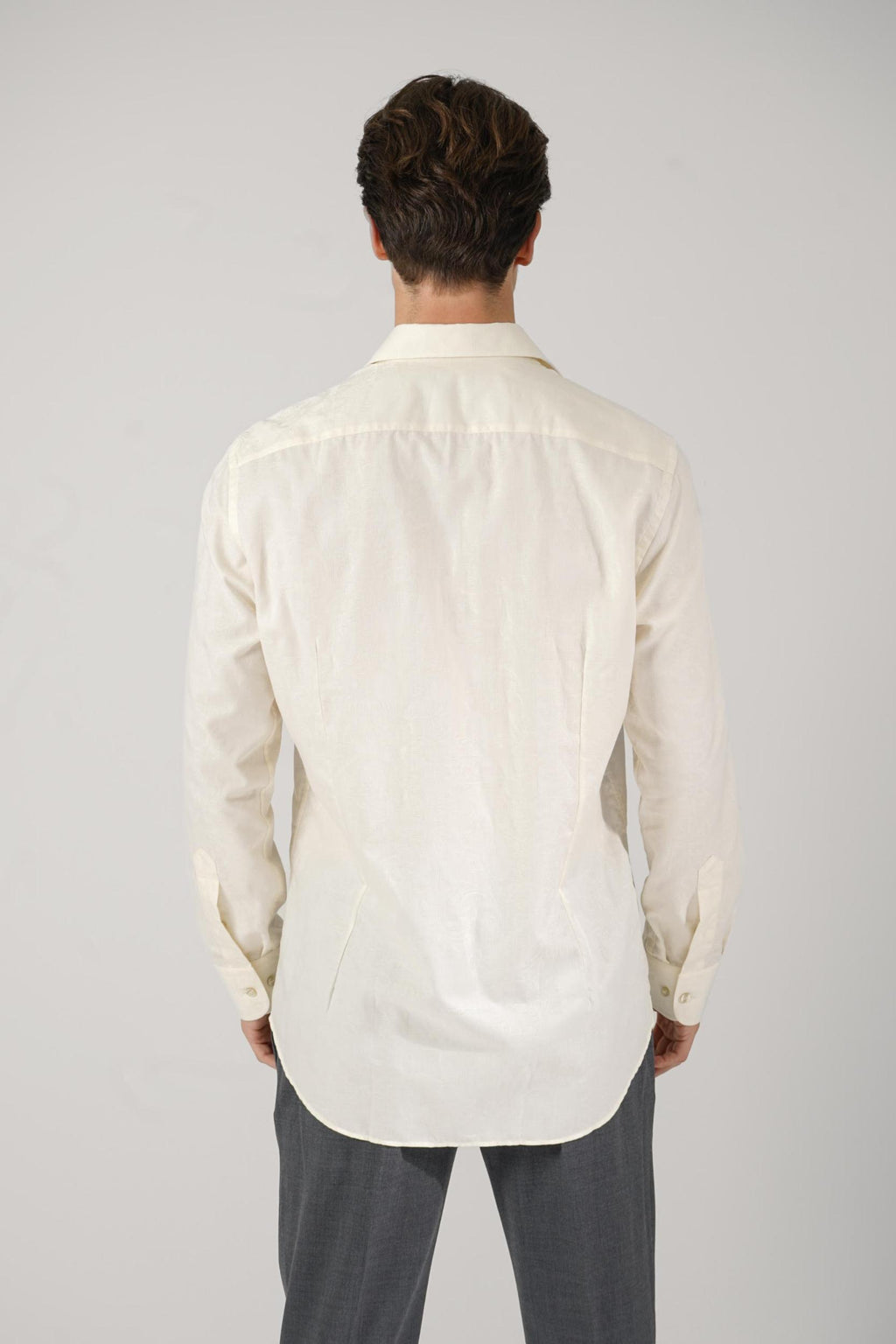 Etro Cotton Pattern Shirt Off White