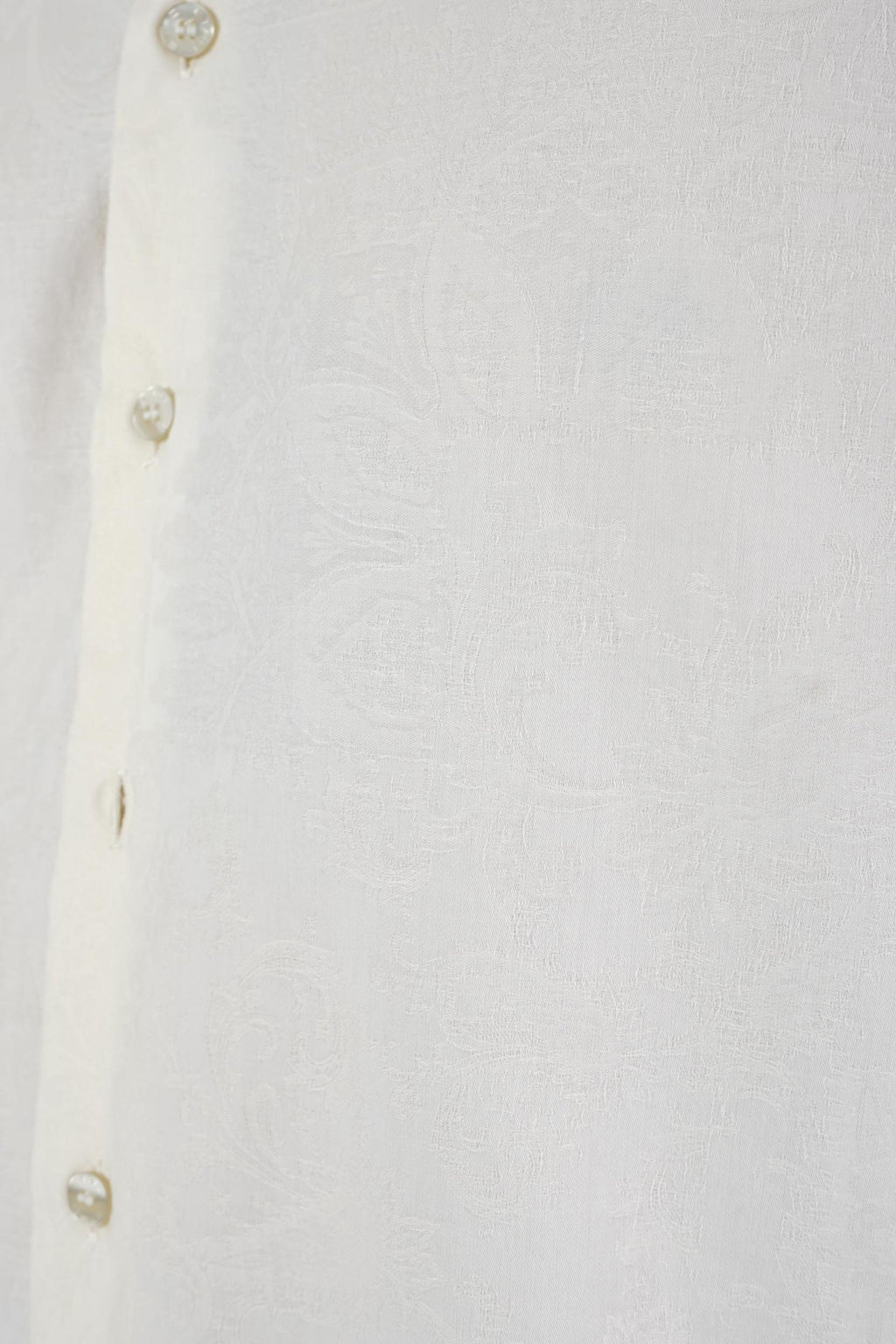 Etro Cotton Pattern Shirt Off White