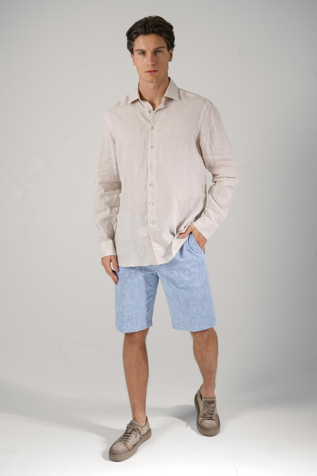 Etro Linen Shirt Beige