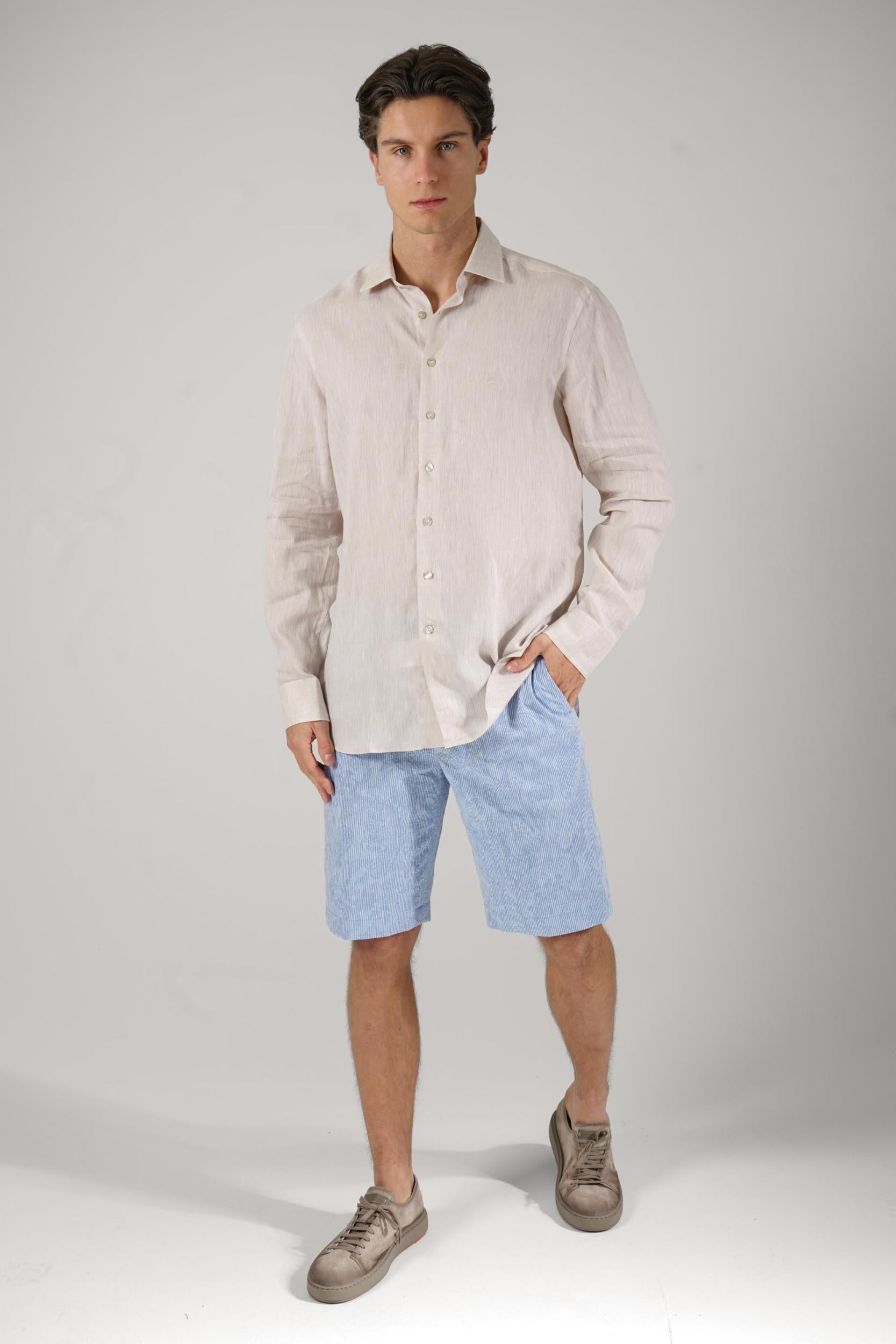 Etro Linen Shirt Beige