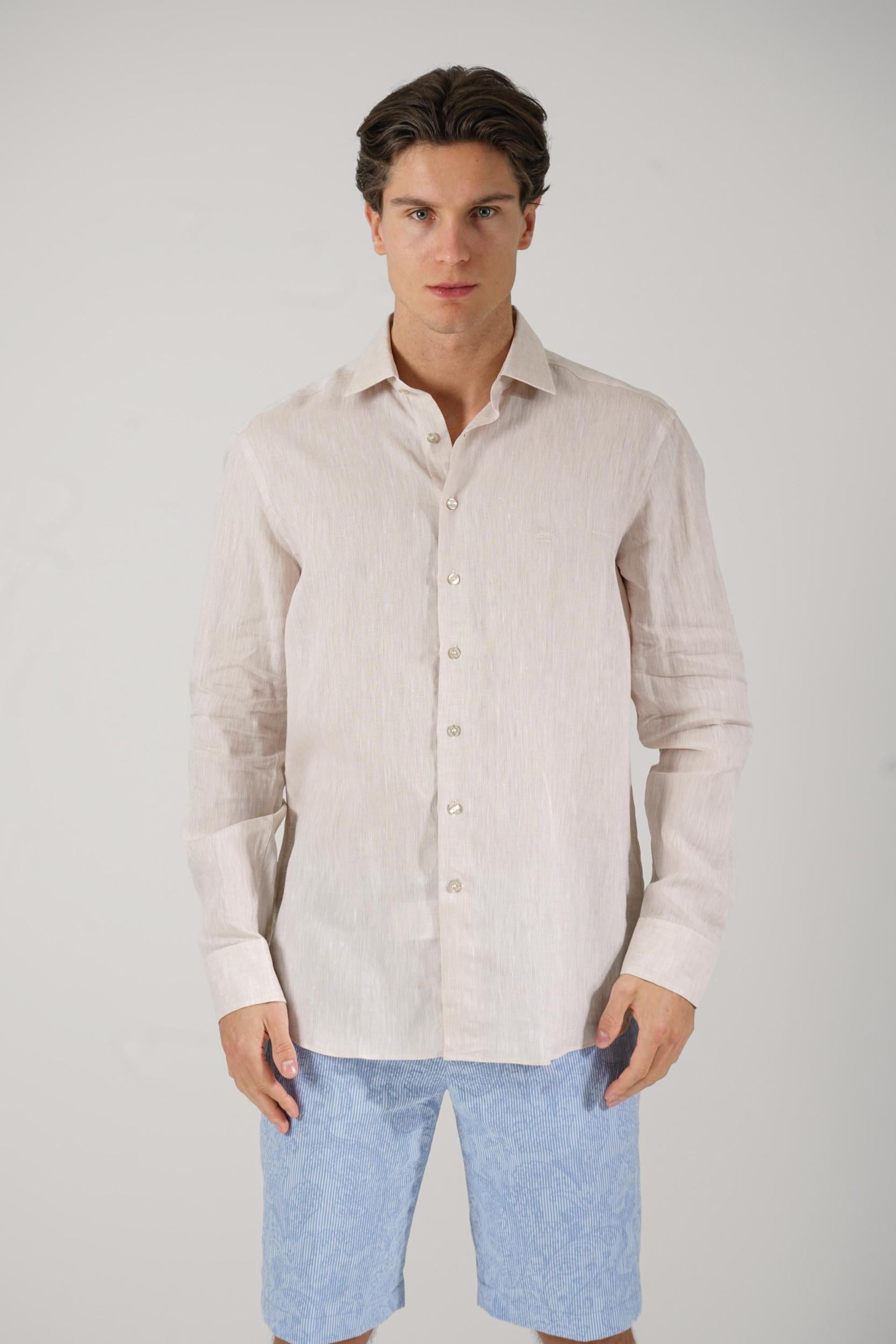 Etro Linen Shirt Beige