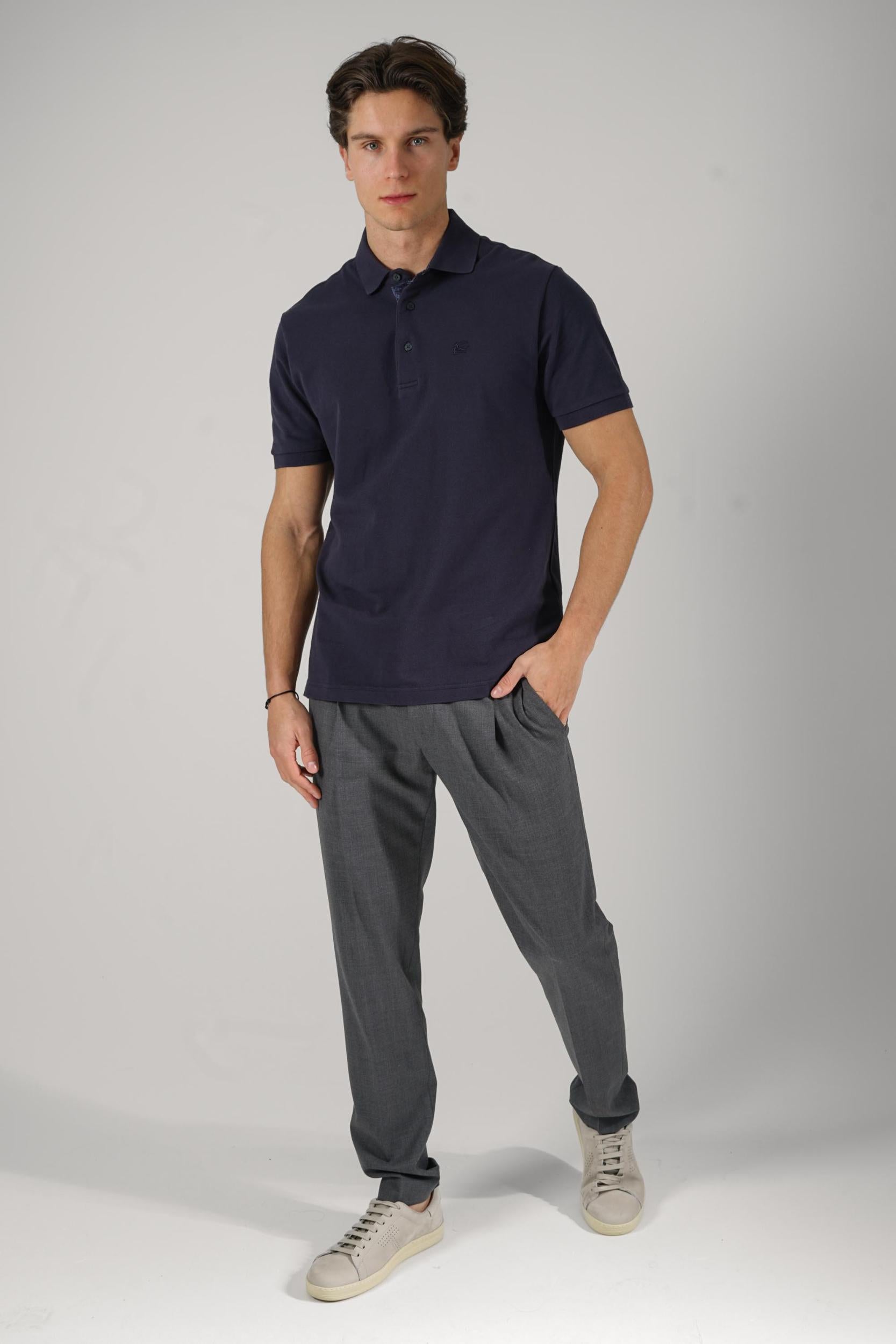 Etro Polo Navy
