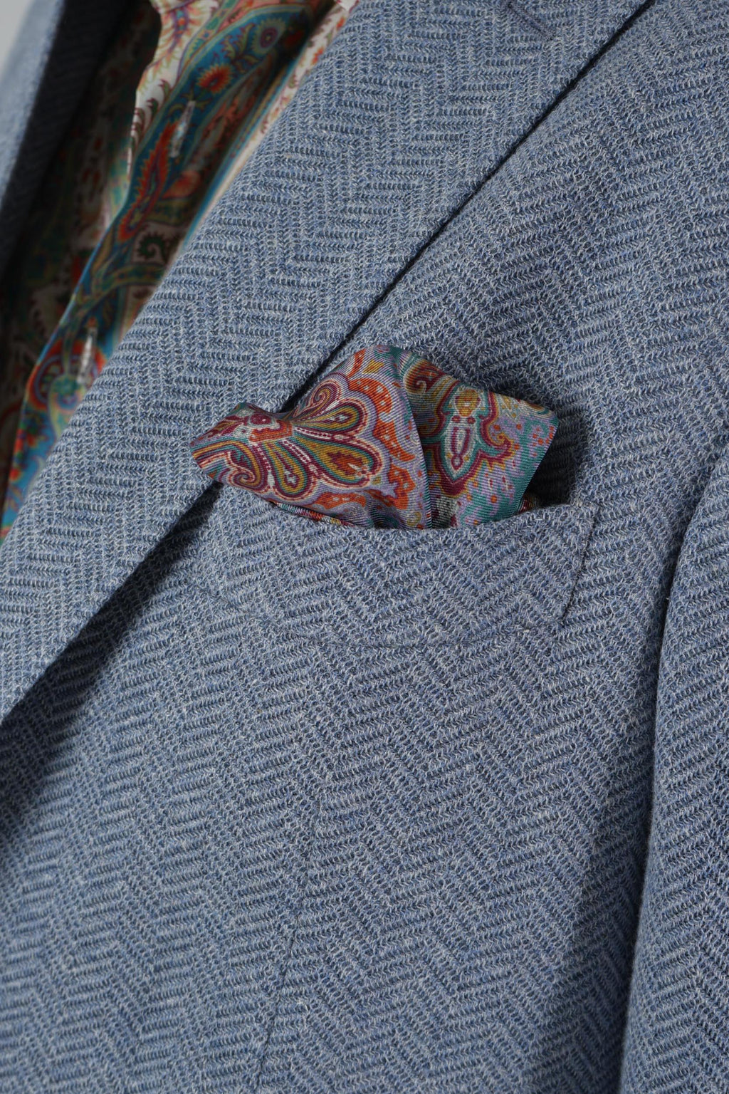 Etro Single Breasted Cotton Jacket