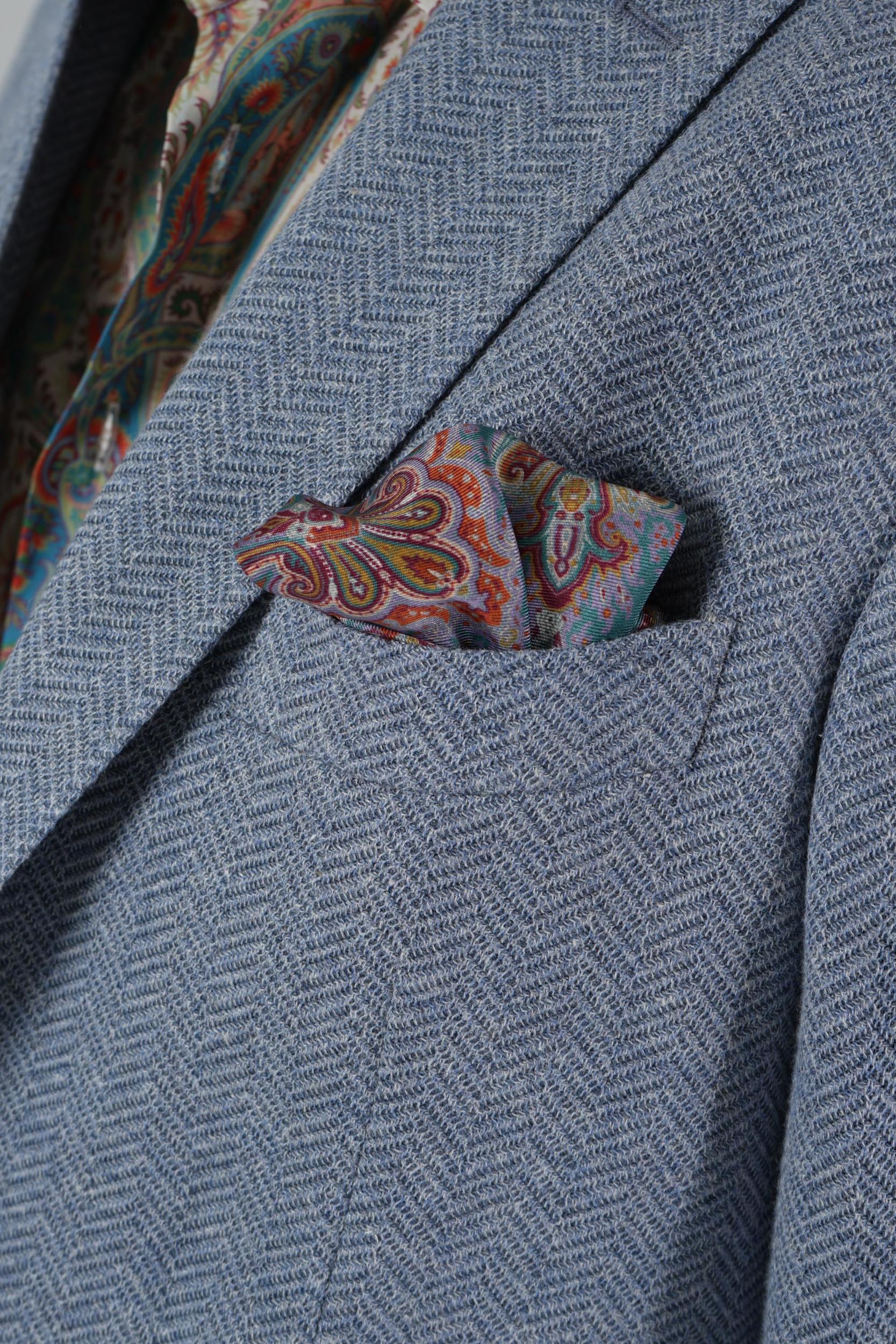 Etro Single Breasted Cotton Jacket