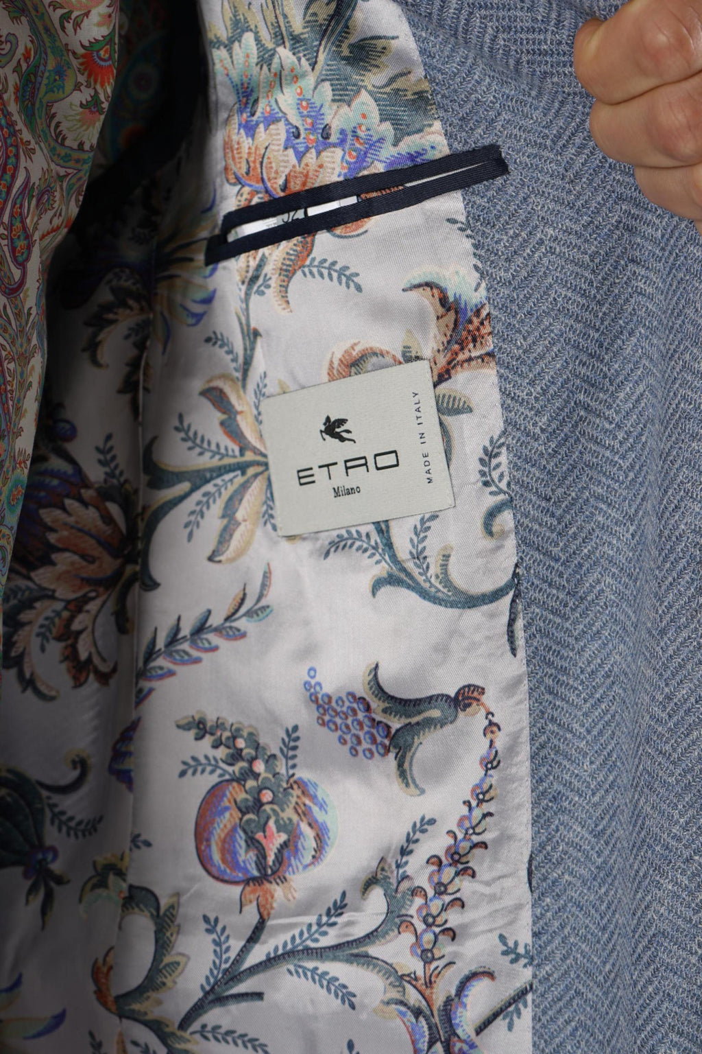 Etro Single Breasted Cotton Jacket