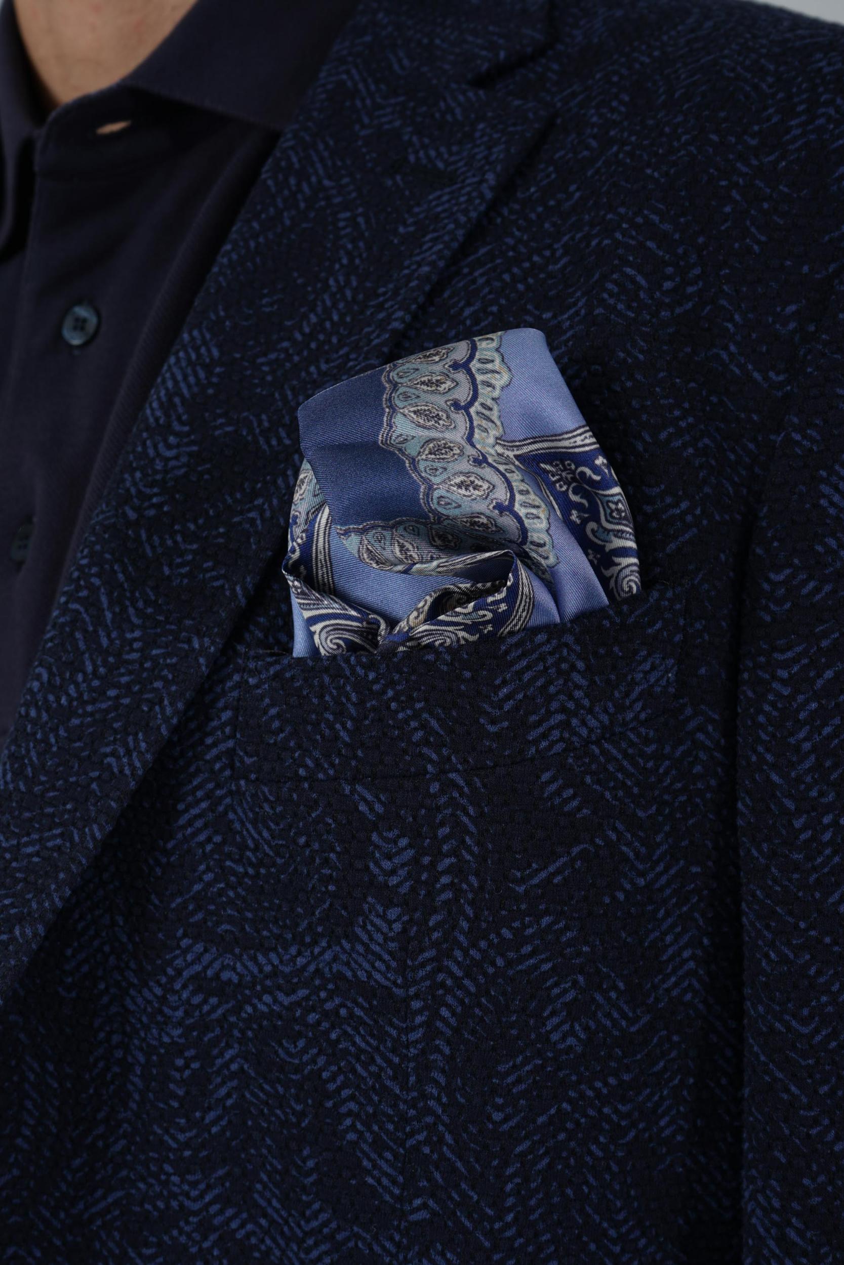 Etro Single Breasted Jacket Navy