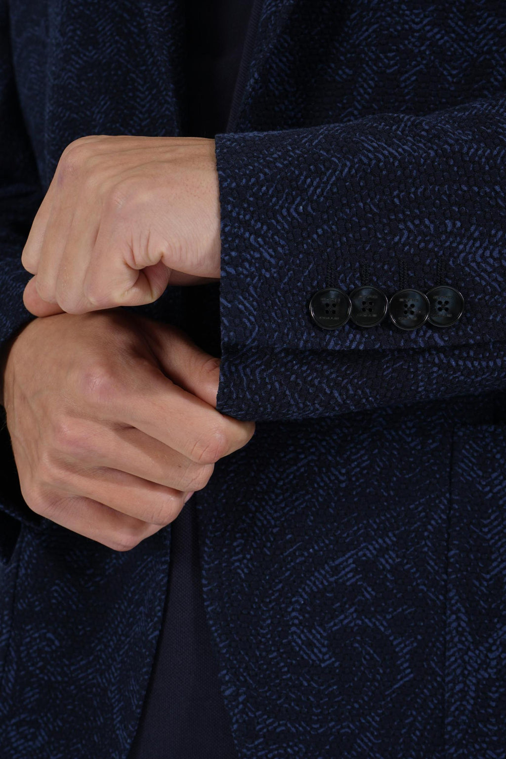 Etro Single Breasted Jacket Navy